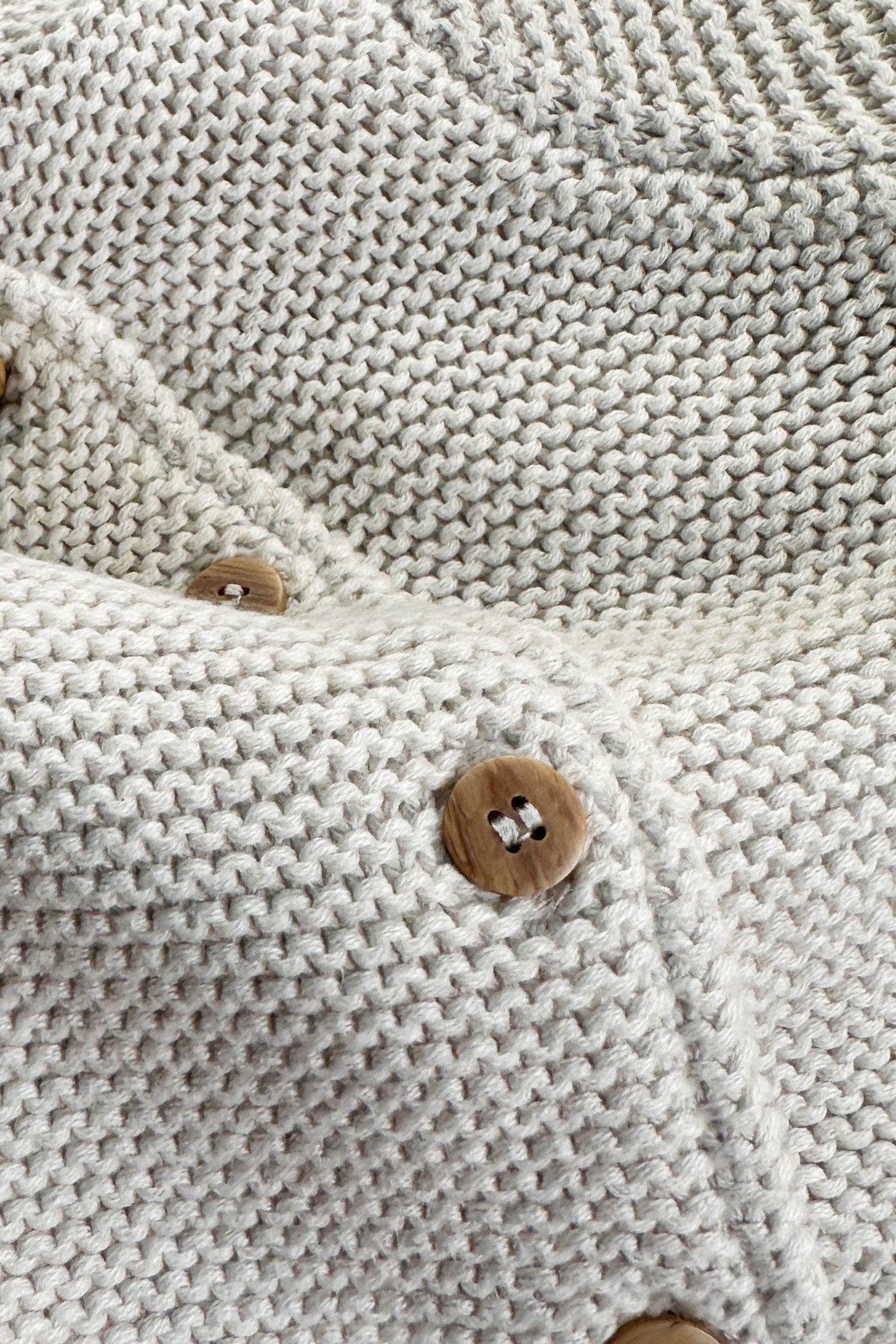 MINI: BEAR EARS LINED KNITTED HOODIE