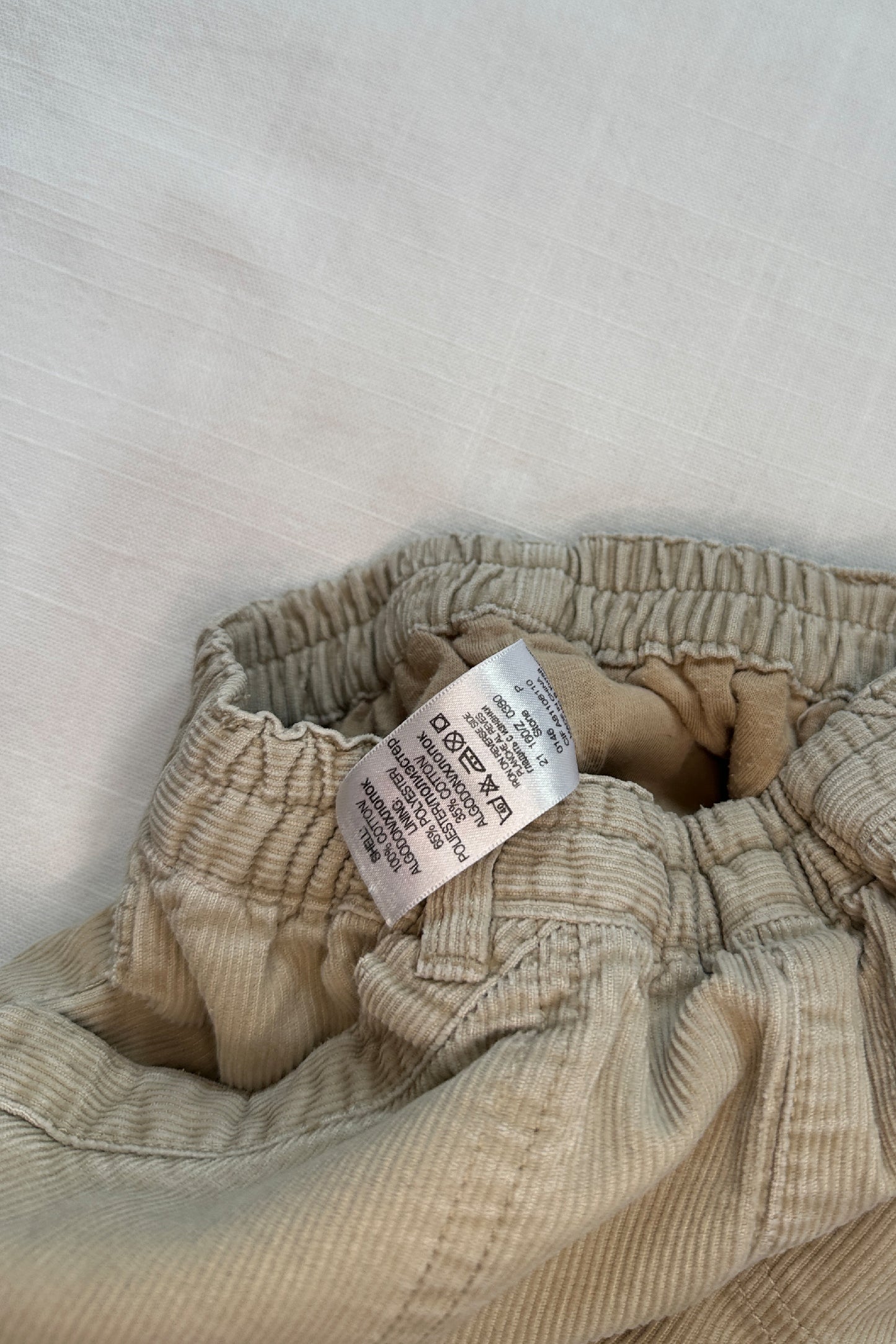 MINI: VINTAGE COTTON CORDOUROY TROUSERS