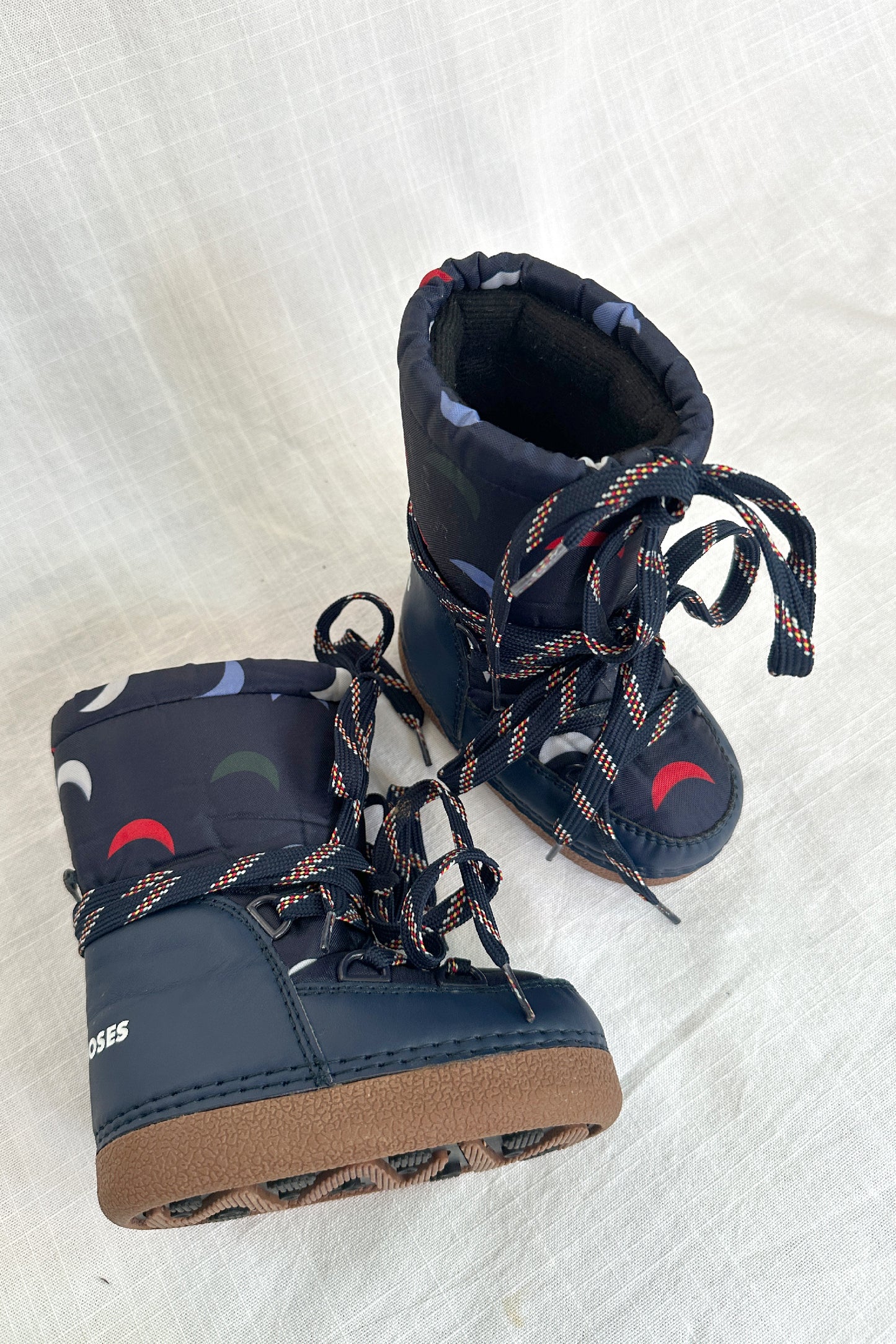 MINI: BOBO CHOSES MOON PRINT SNOW BOOTS