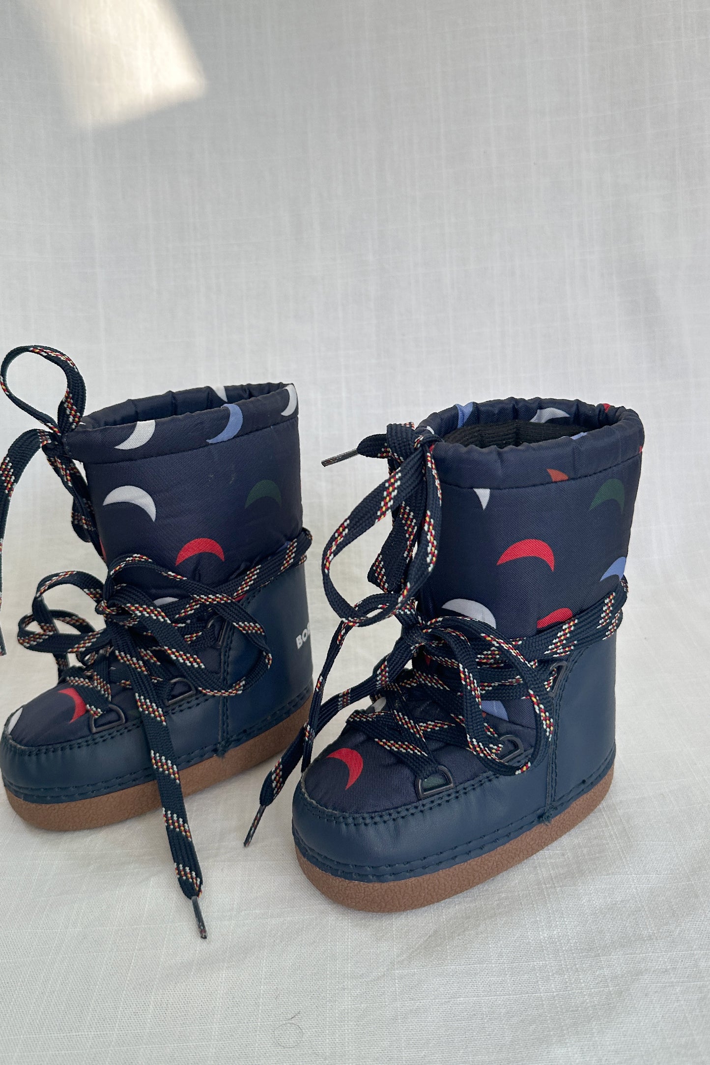 MINI: BOBO CHOSES MOON PRINT SNOW BOOTS