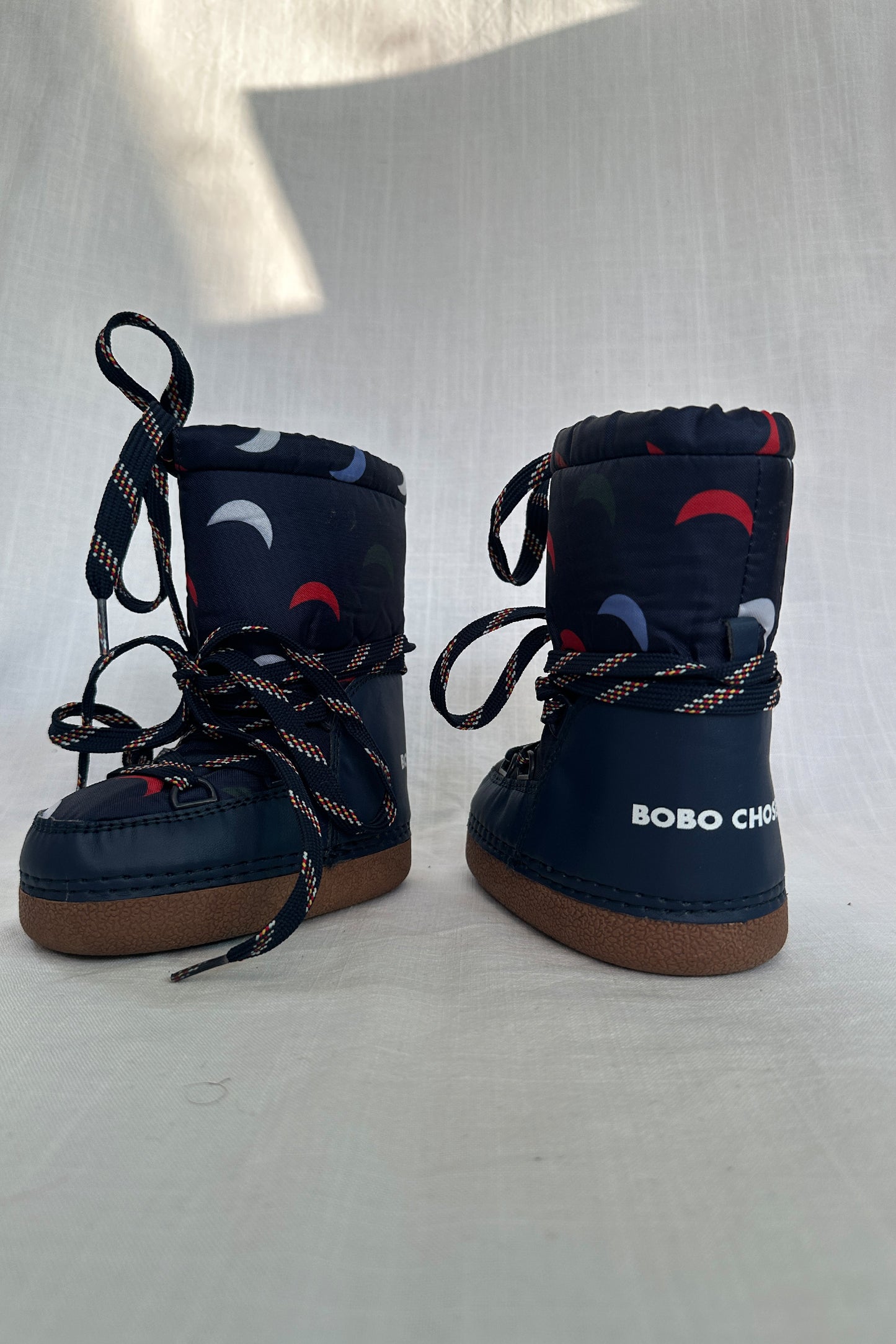 MINI: BOBO CHOSES MOON PRINT SNOW BOOTS