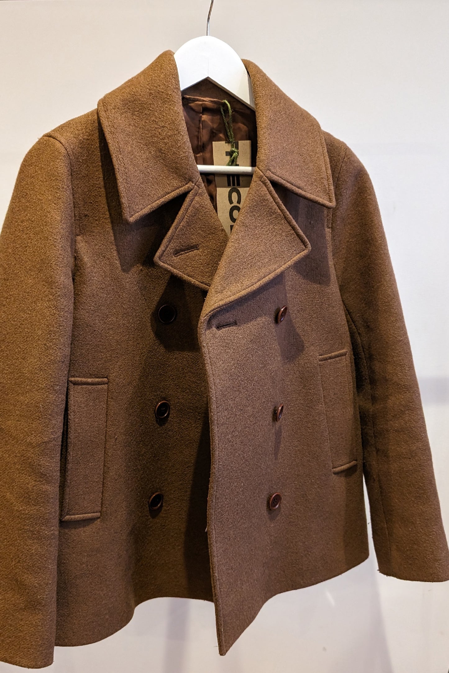 COS CAMEL PEA COAT
