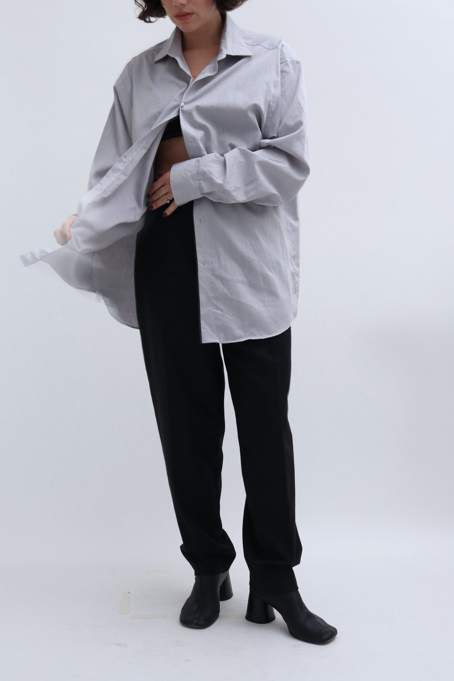 LIGHT GREY CALVIN KLEIN SHIRT