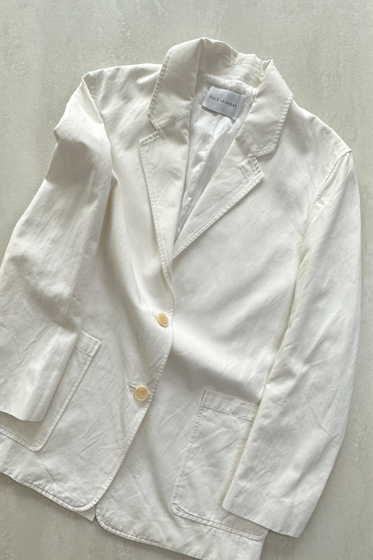 COLD LAUNDRY TWILL BLAZER