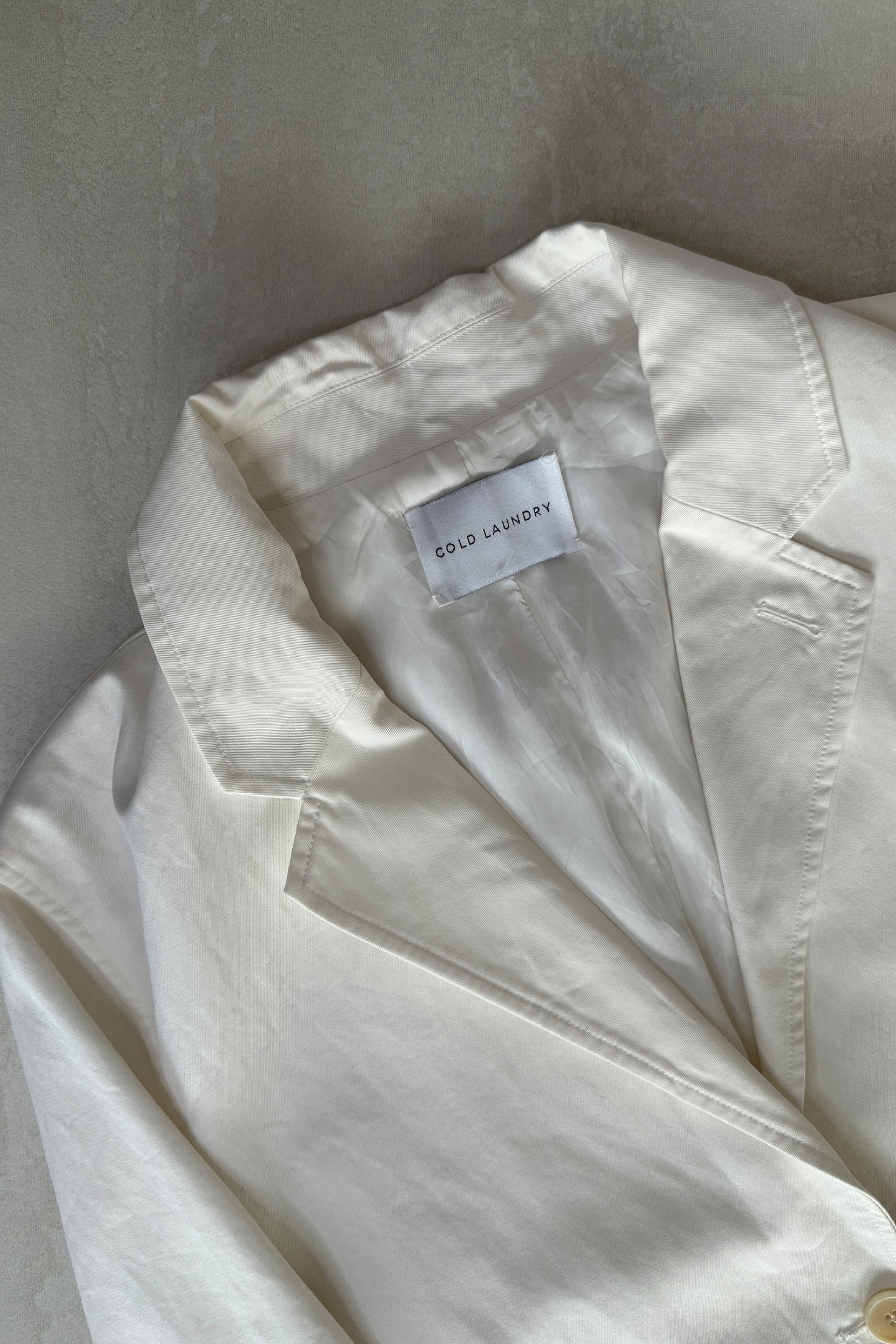 COLD LAUNDRY TWILL BLAZER