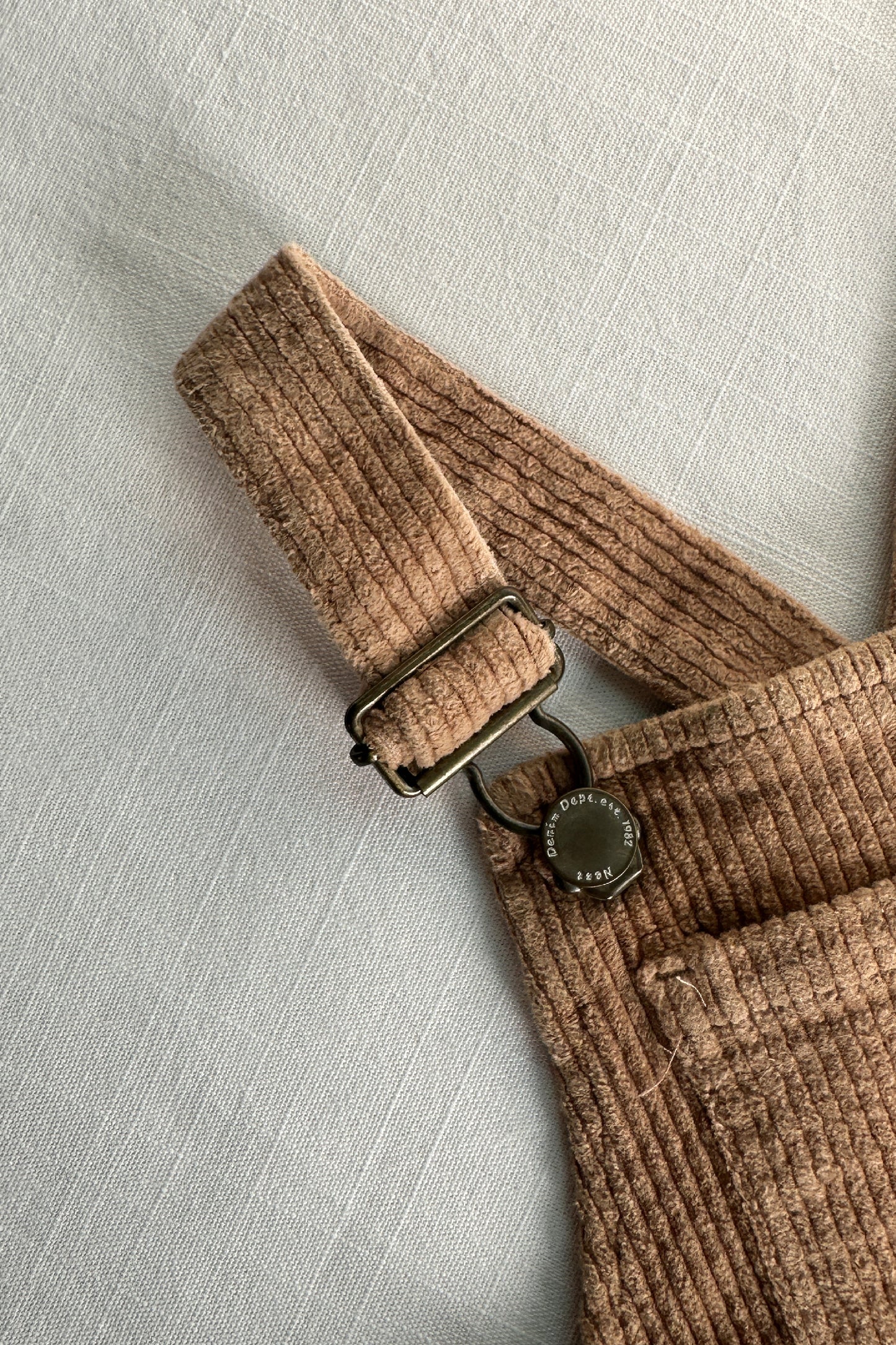 MINI: CORDUROY DUNGAREE PINAFORE DRESS