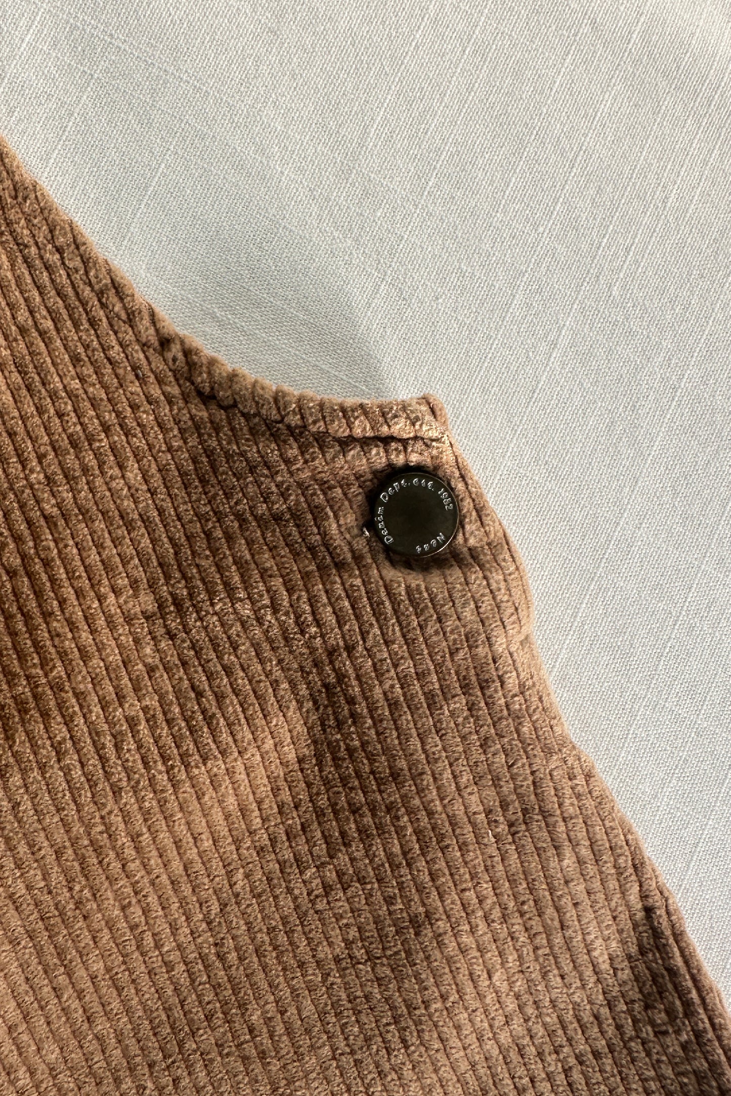 MINI: CORDUROY DUNGAREE PINAFORE DRESS