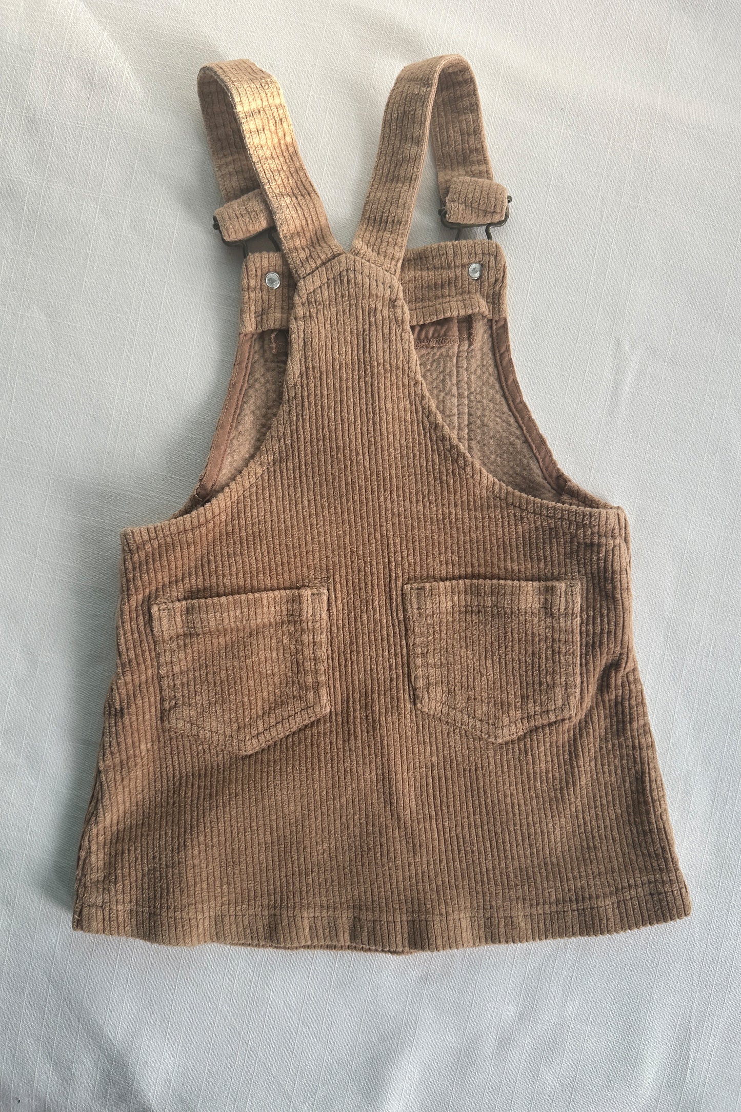MINI: CORDUROY DUNGAREE PINAFORE DRESS