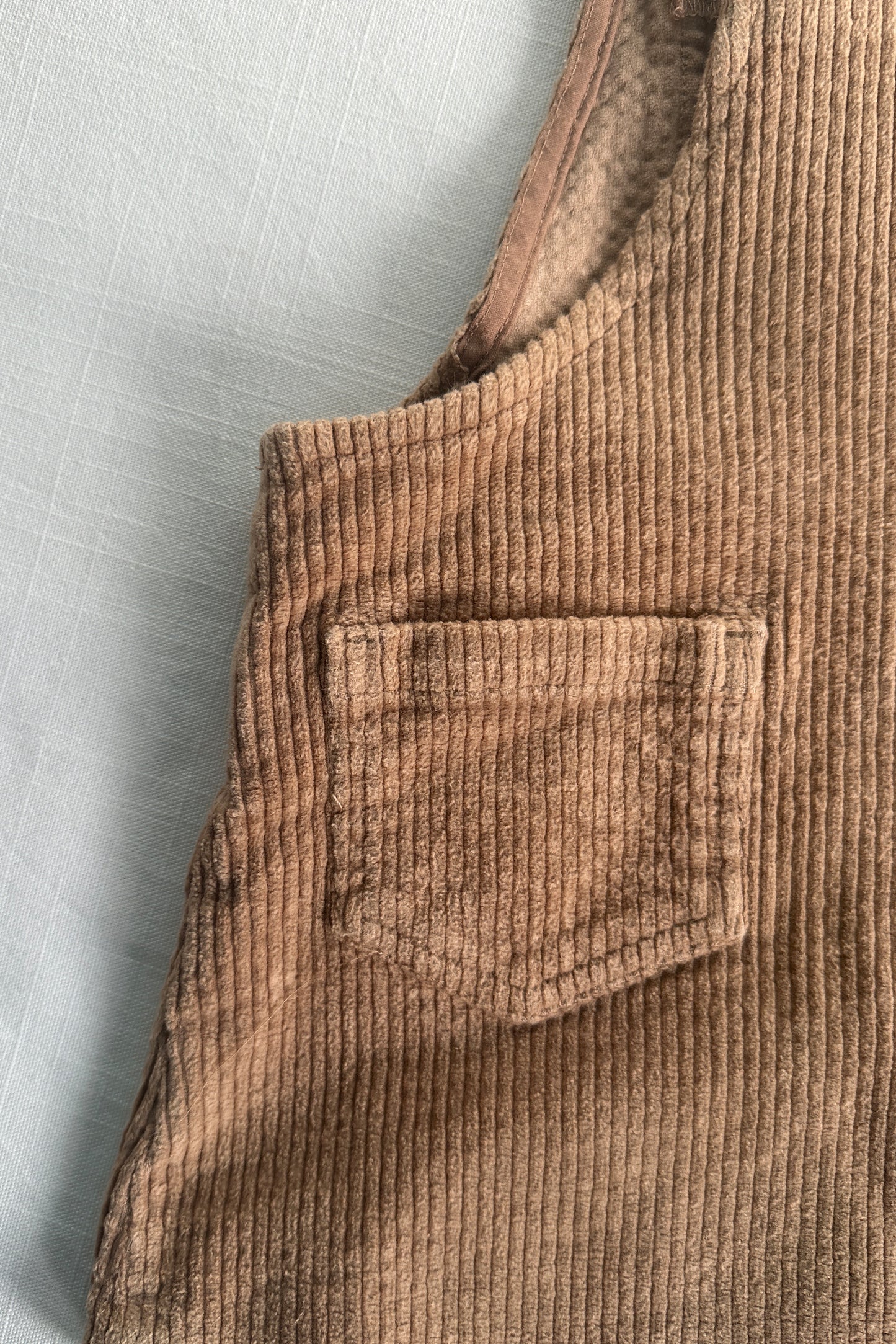 MINI: CORDUROY DUNGAREE PINAFORE DRESS