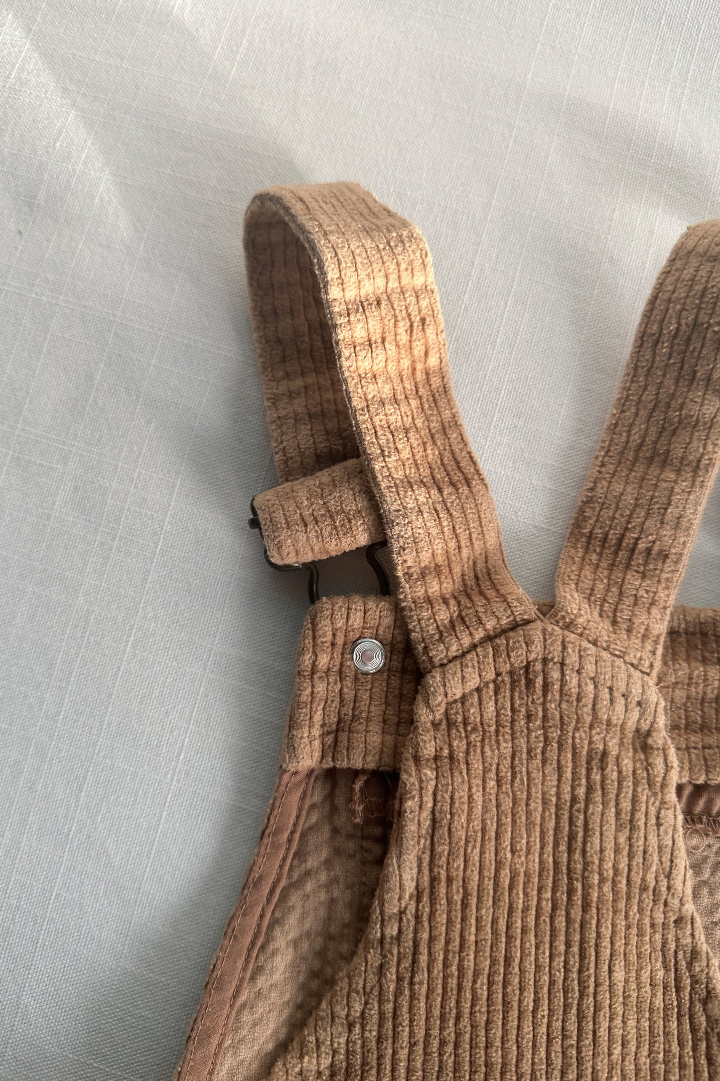 MINI: CORDUROY DUNGAREE PINAFORE DRESS