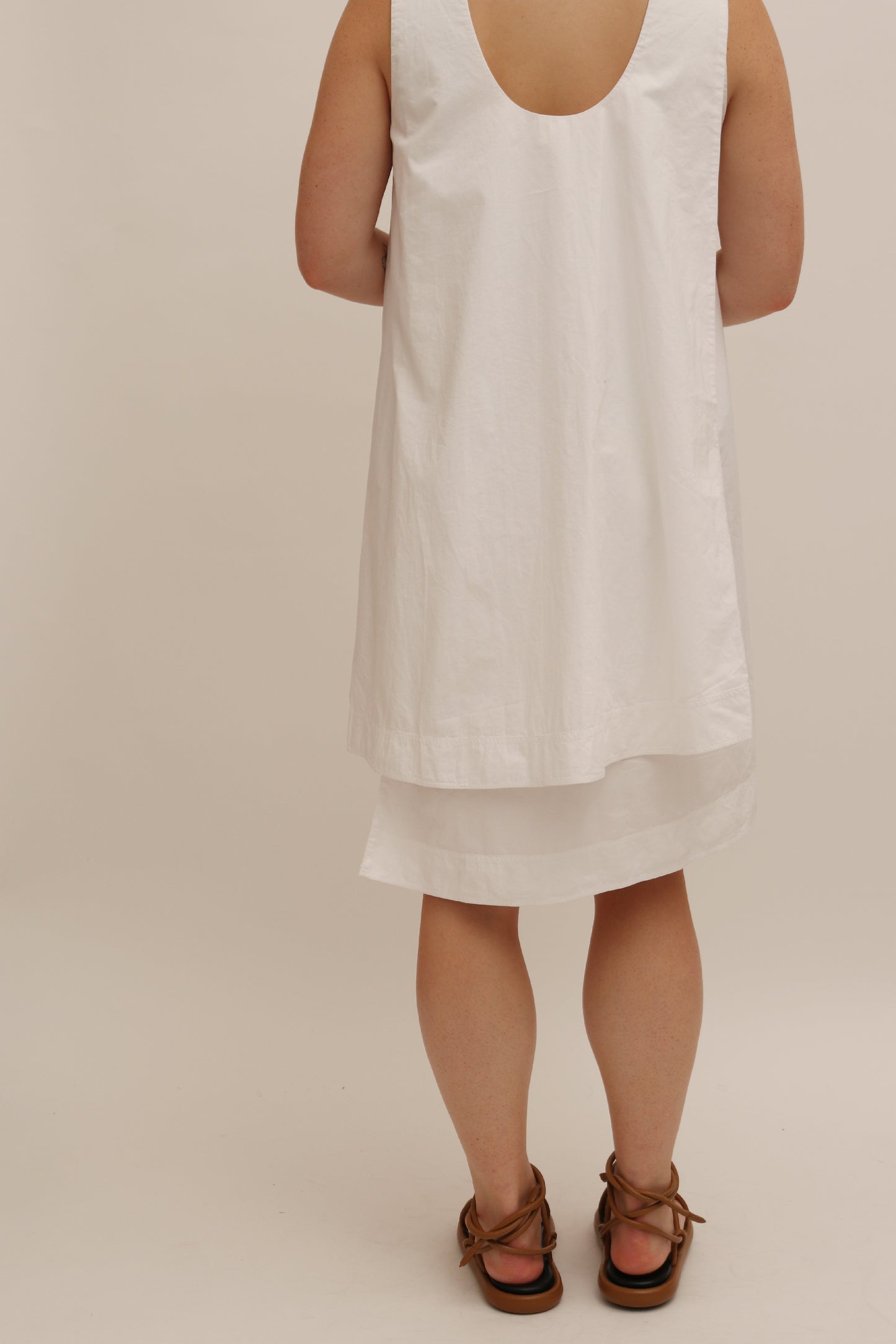 COS CROSSOVER BACK SHORT DRESS