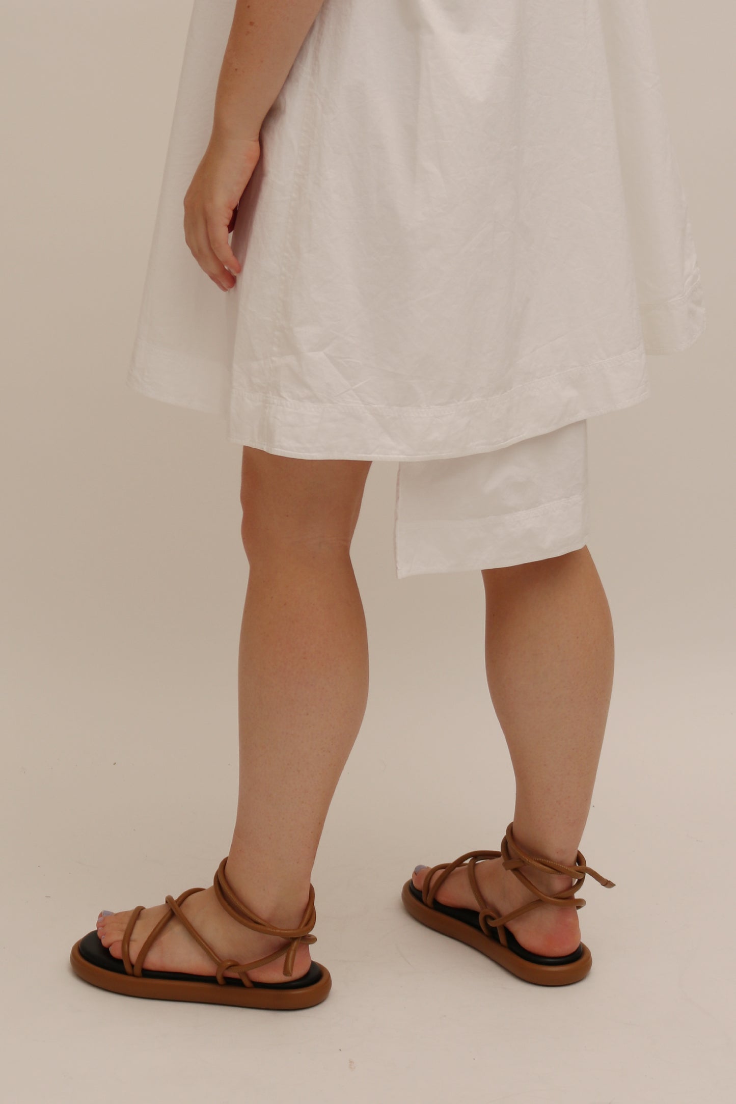 COS CROSSOVER BACK SHORT DRESS