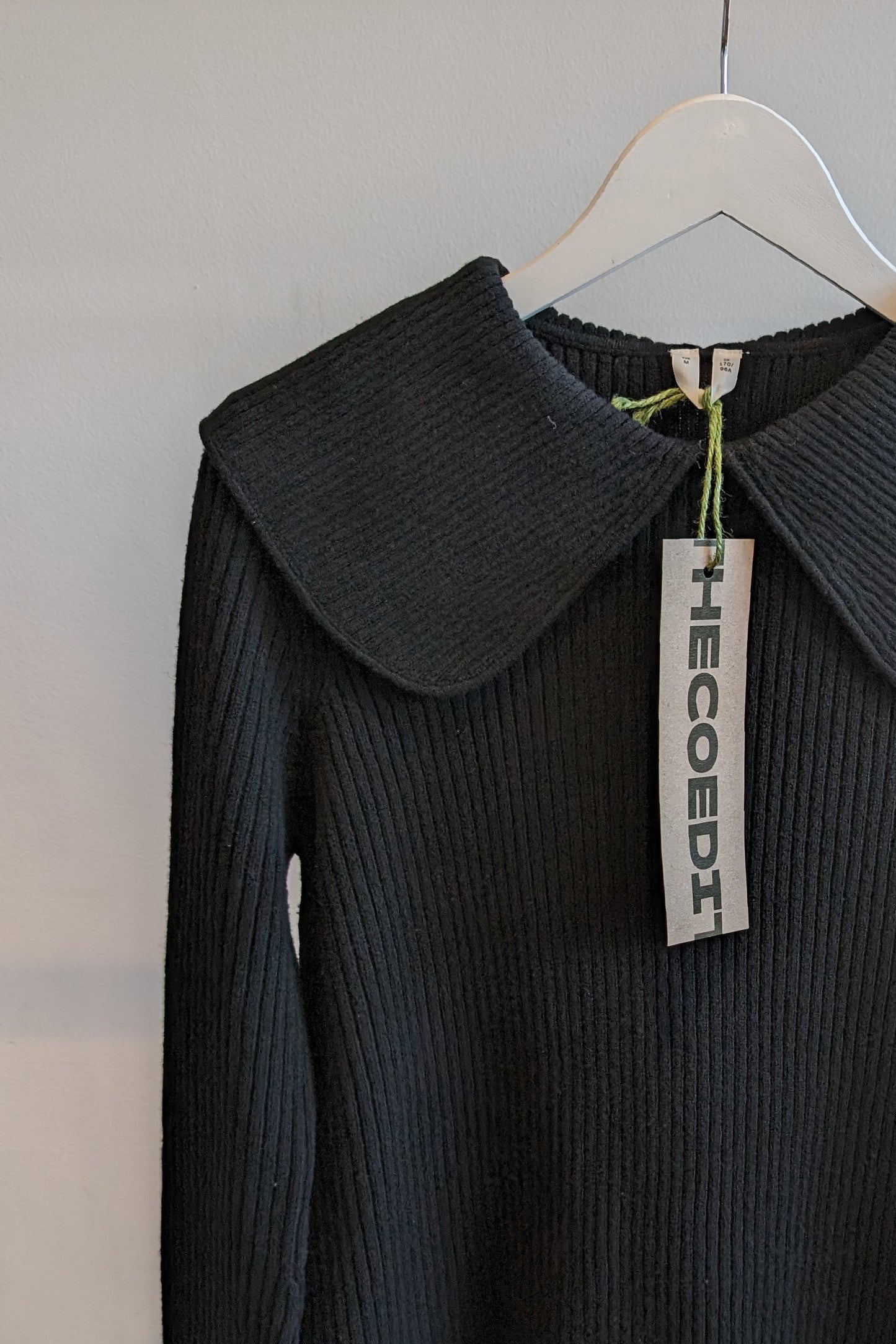 COLLARED WOOL JUMPER