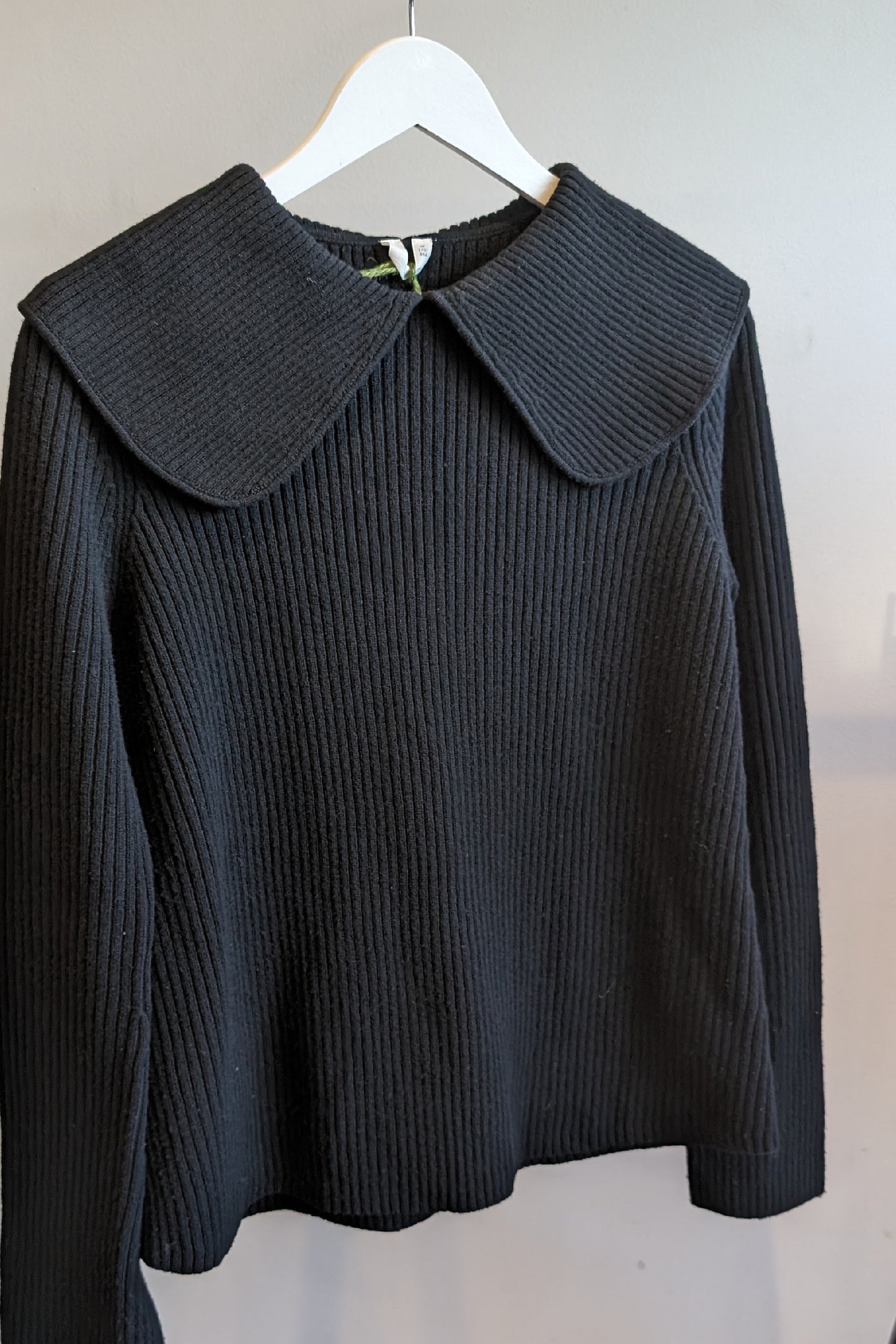 COLLARED WOOL JUMPER