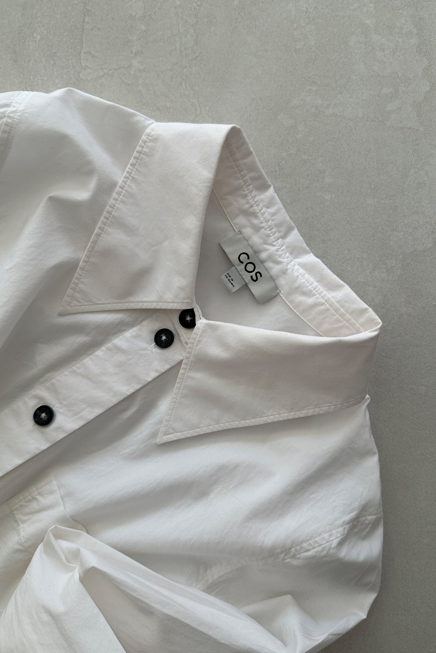 COS POPLIN SHIRT DRESS