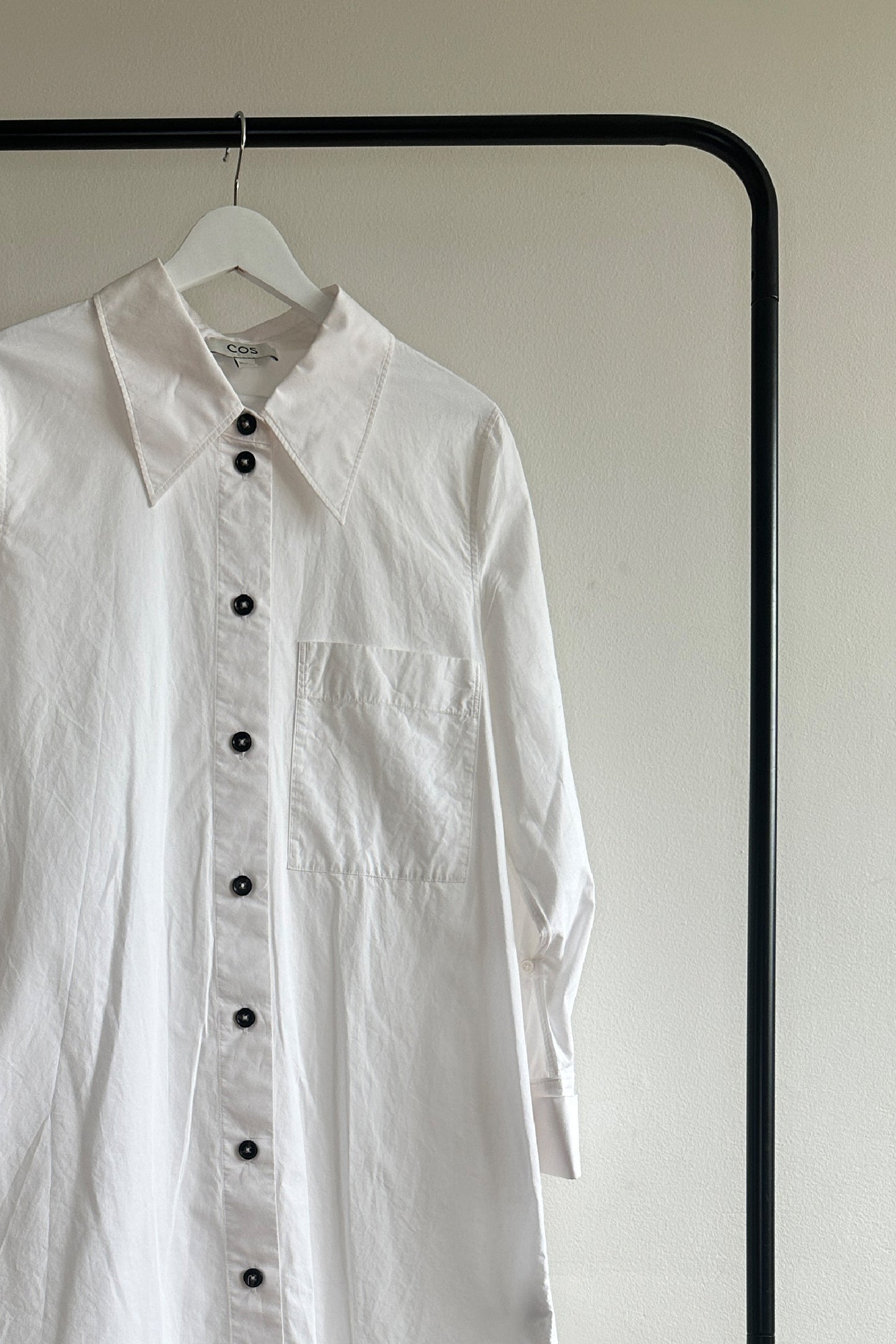 COS POPLIN SHIRT DRESS