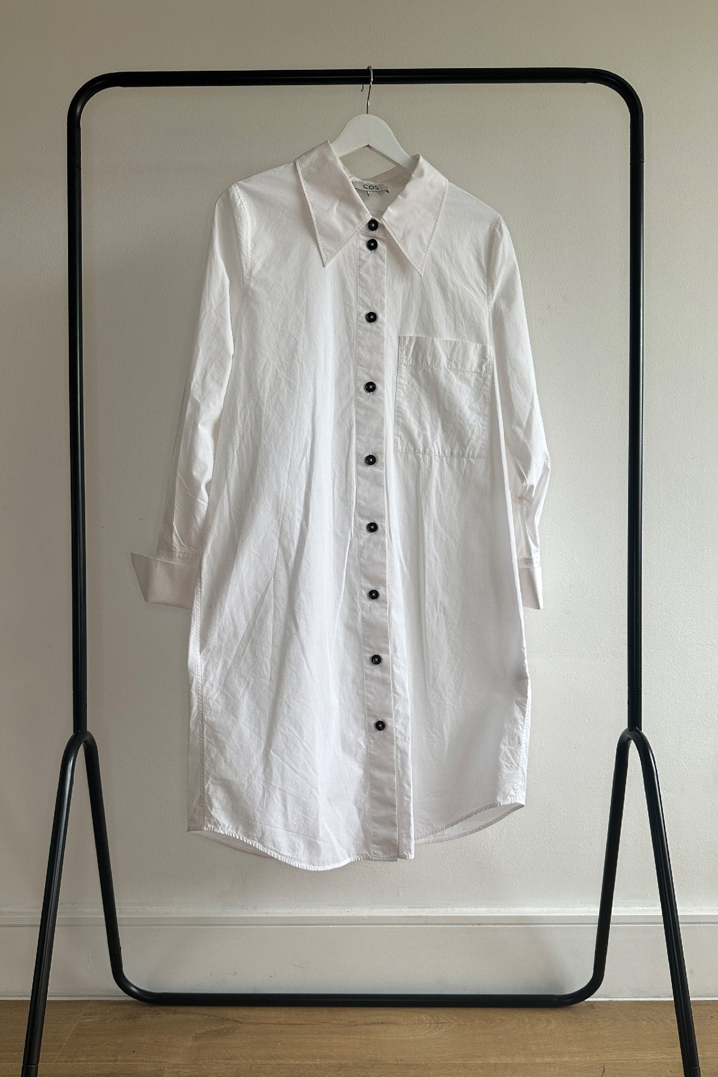 COS POPLIN SHIRT DRESS