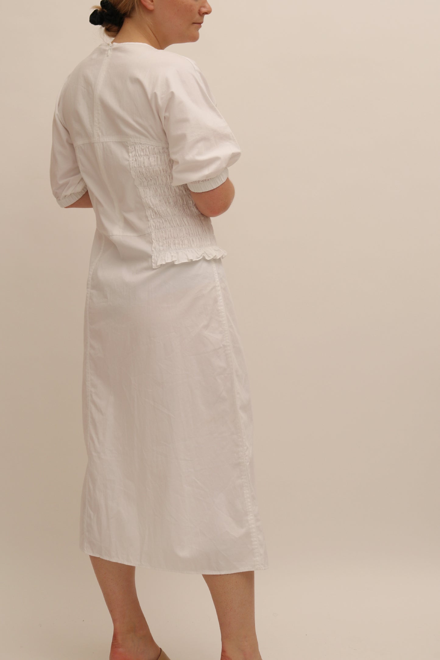 COS ASYMMETRIC MIDI DRESS