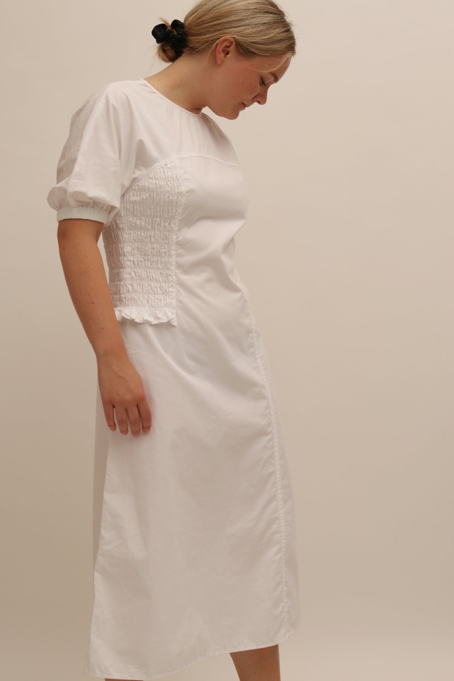COS ASYMMETRIC MIDI DRESS