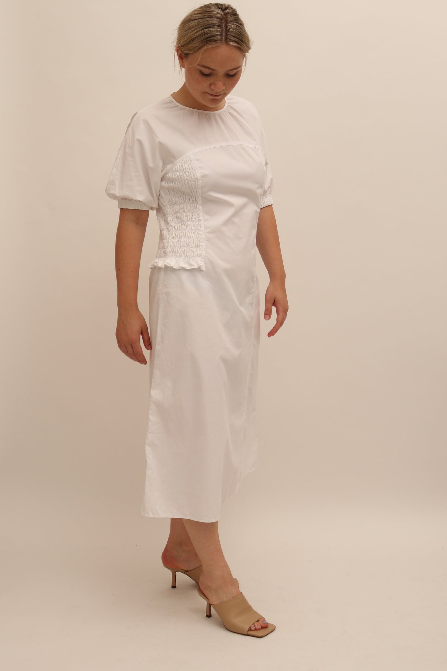 COS ASYMMETRIC MIDI DRESS
