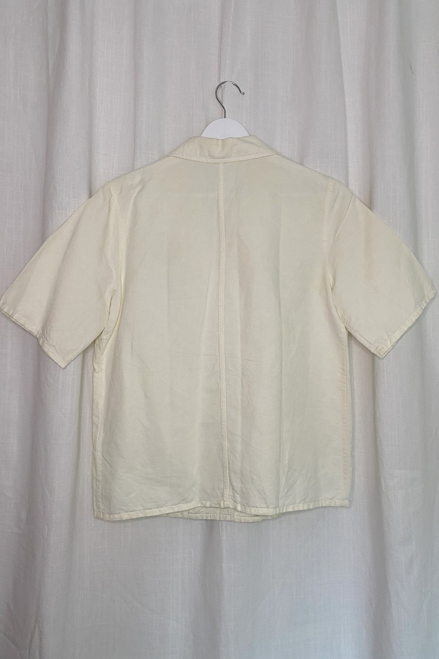 COS OPEN COLLAR TWILL SHIRT