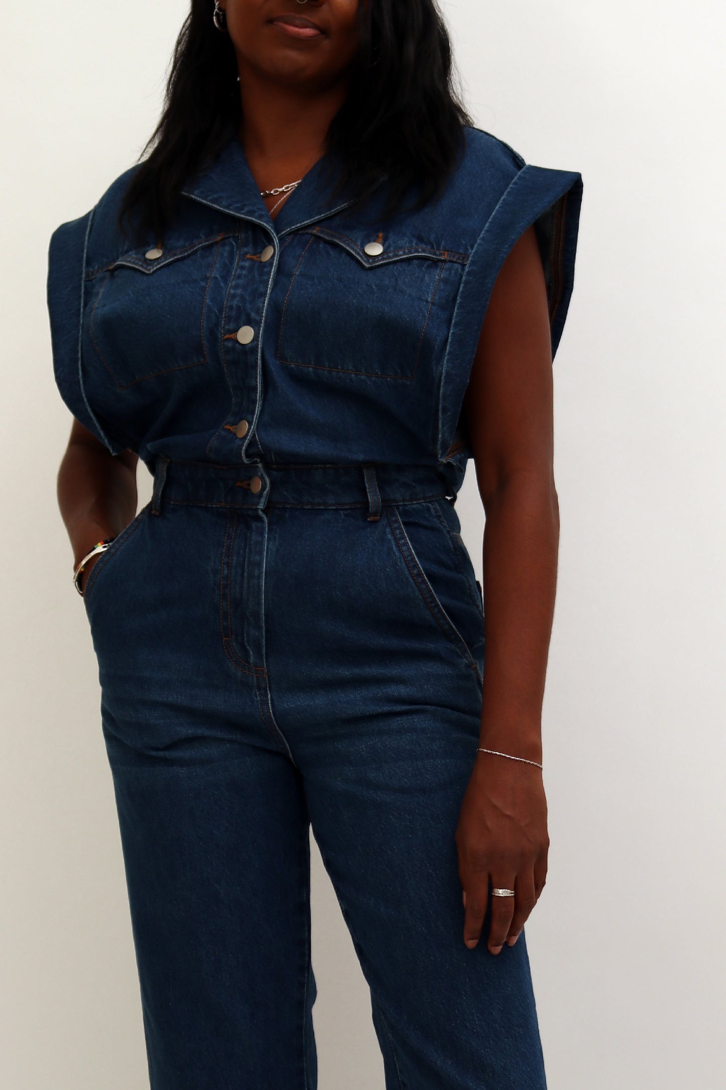 DENIM JUMPSUIT