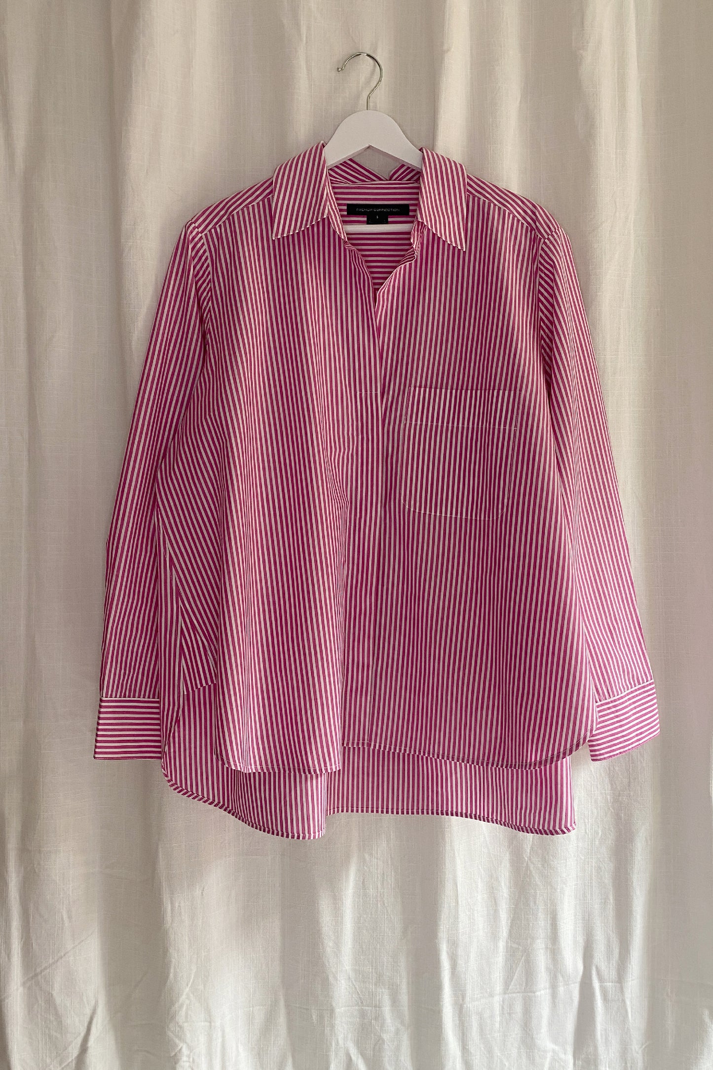 OVERSIZED STRIPED COTTON SHIRT