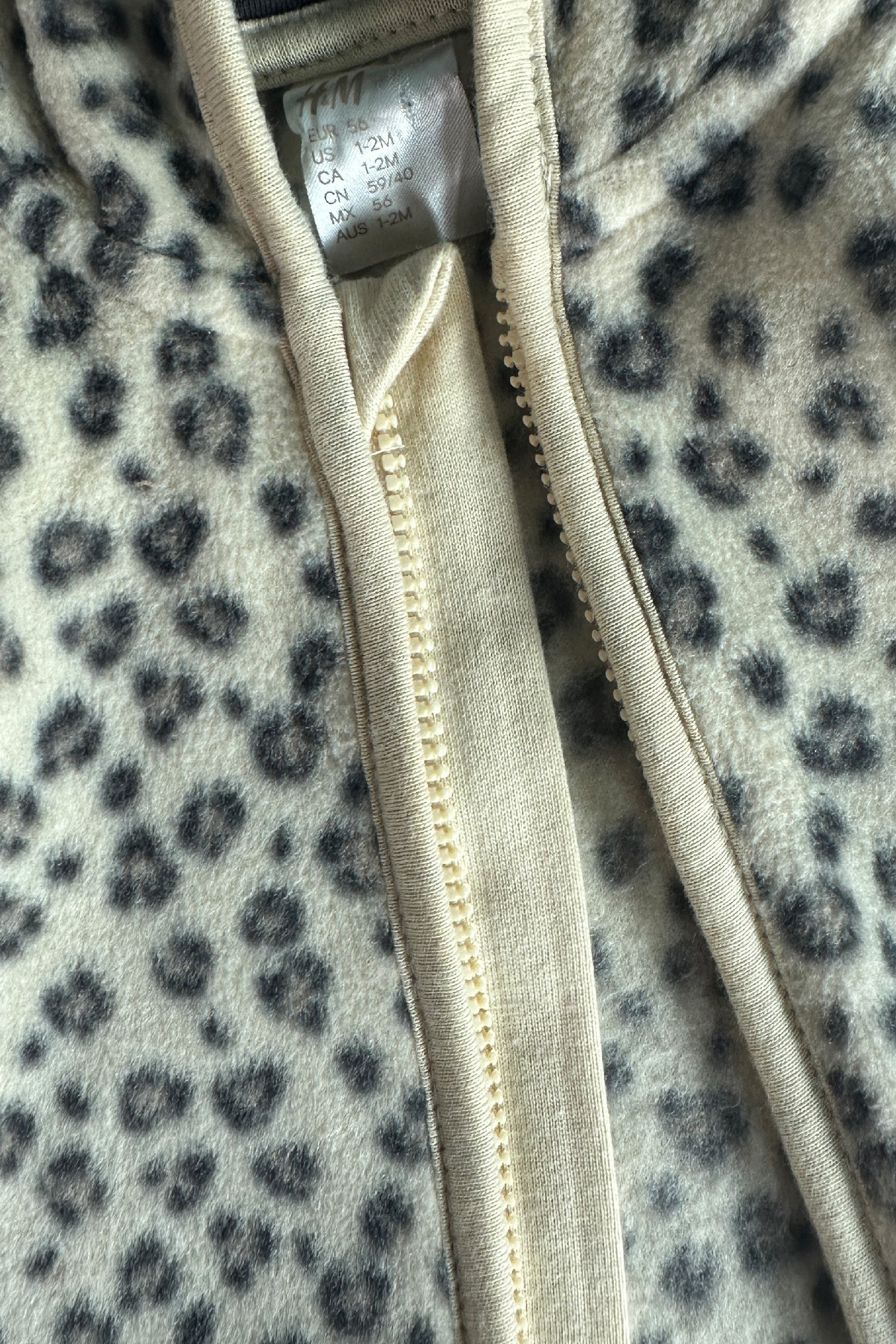 MINI: LEOPARD PRINT FLEECE JACKET