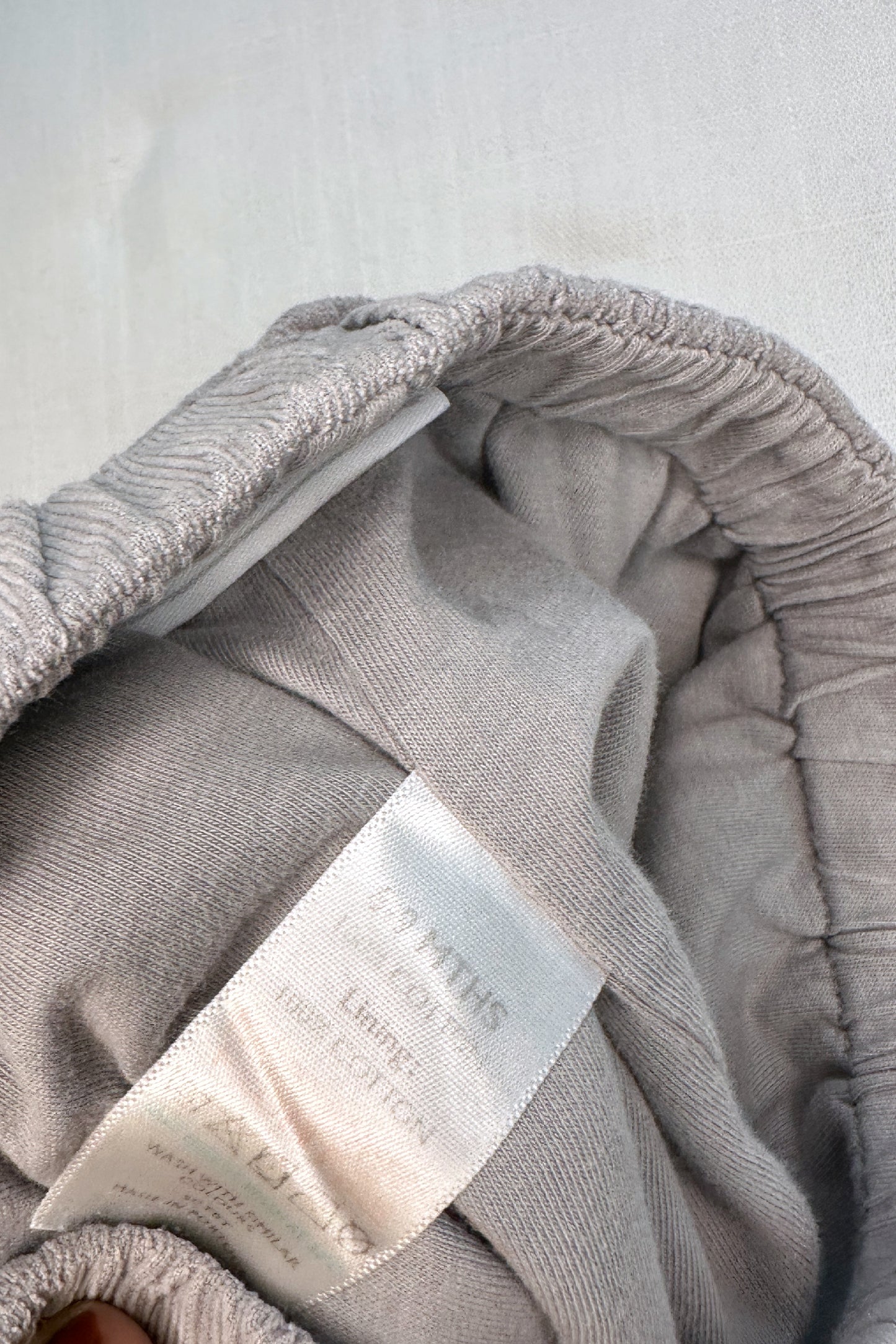 MINI: LITTLE WHITE COMPANY GREY CORD TROUSER