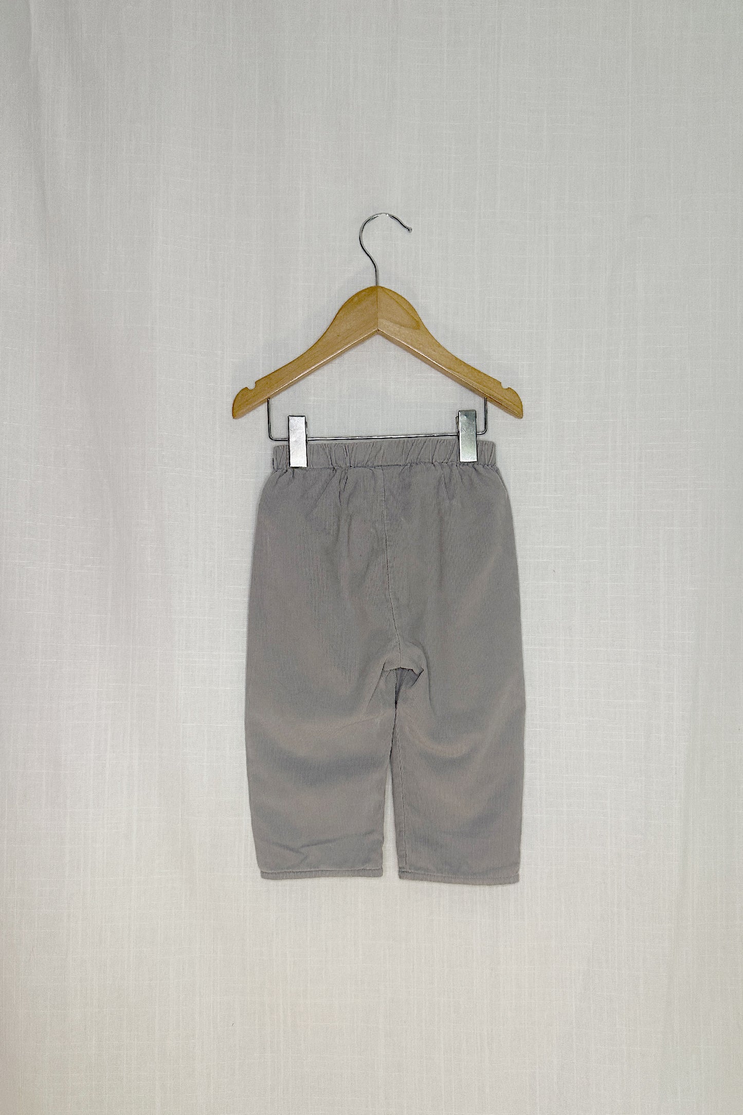 MINI: LITTLE WHITE COMPANY GREY CORD TROUSER