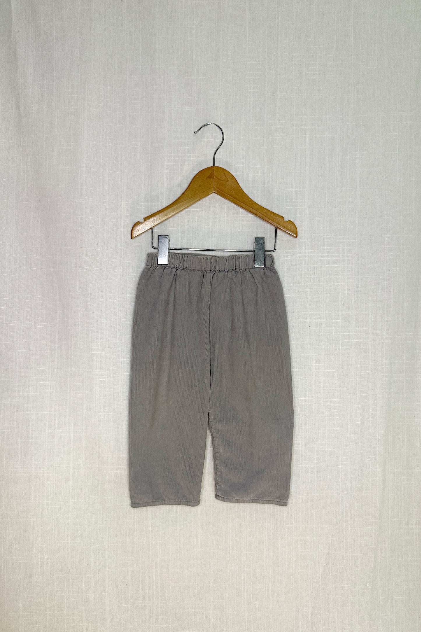 MINI: LITTLE WHITE COMPANY GREY CORD TROUSER