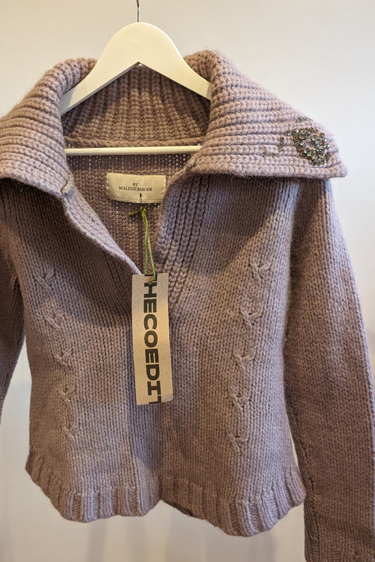 BY MALENE BIRGER 'TAMI' CRYSTAL COLLAR KNIT