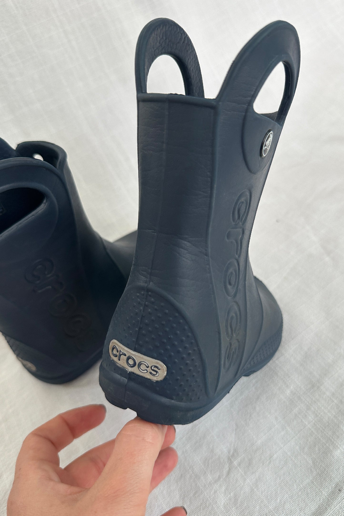 MINI: NAVY CROCS CLASSIC WELLIES