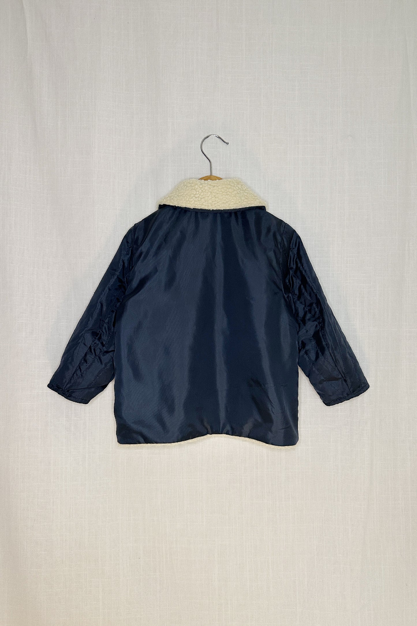 MINI: ARKET NYLON & SHERPA AVIATOR LINER JACKET