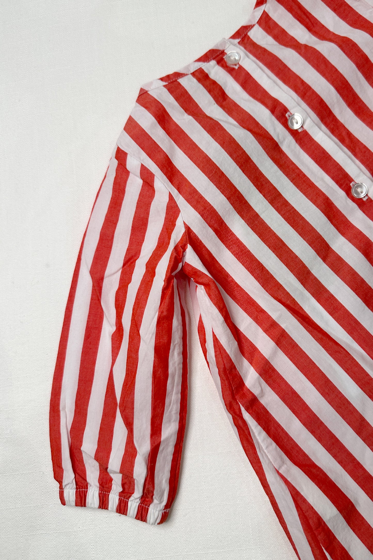 MINI: ARKET POPLIN CANDY STRIPE DRESS