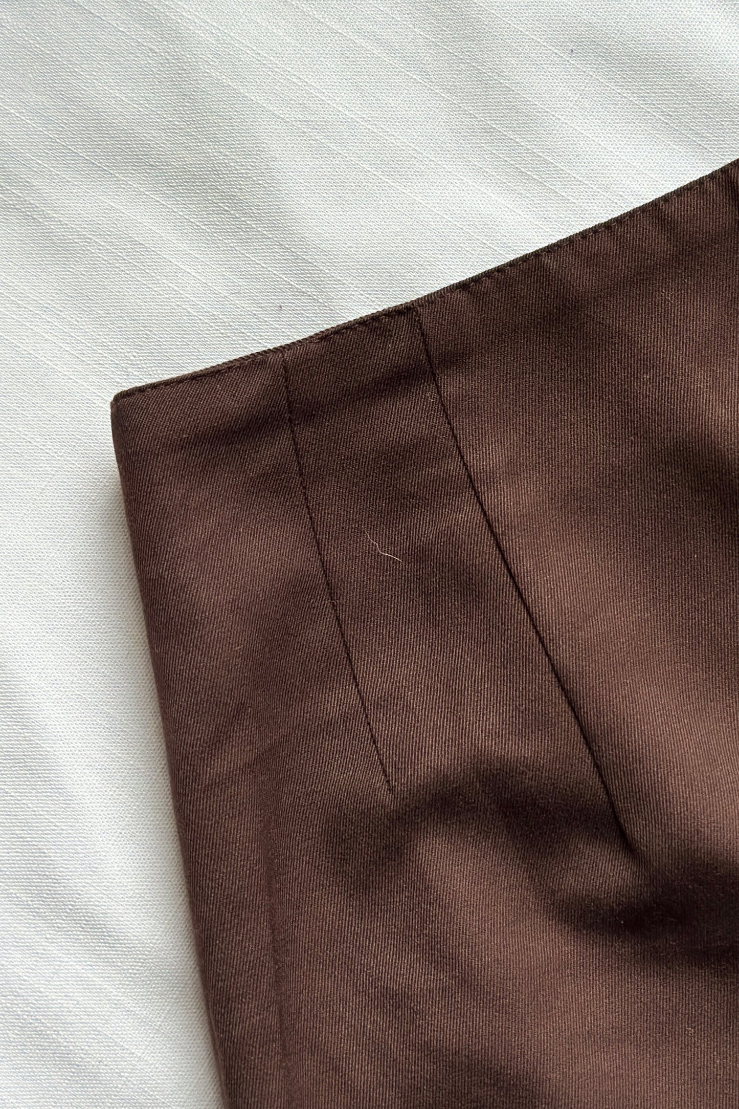 VINTAGE BROWN MINI SKIRT