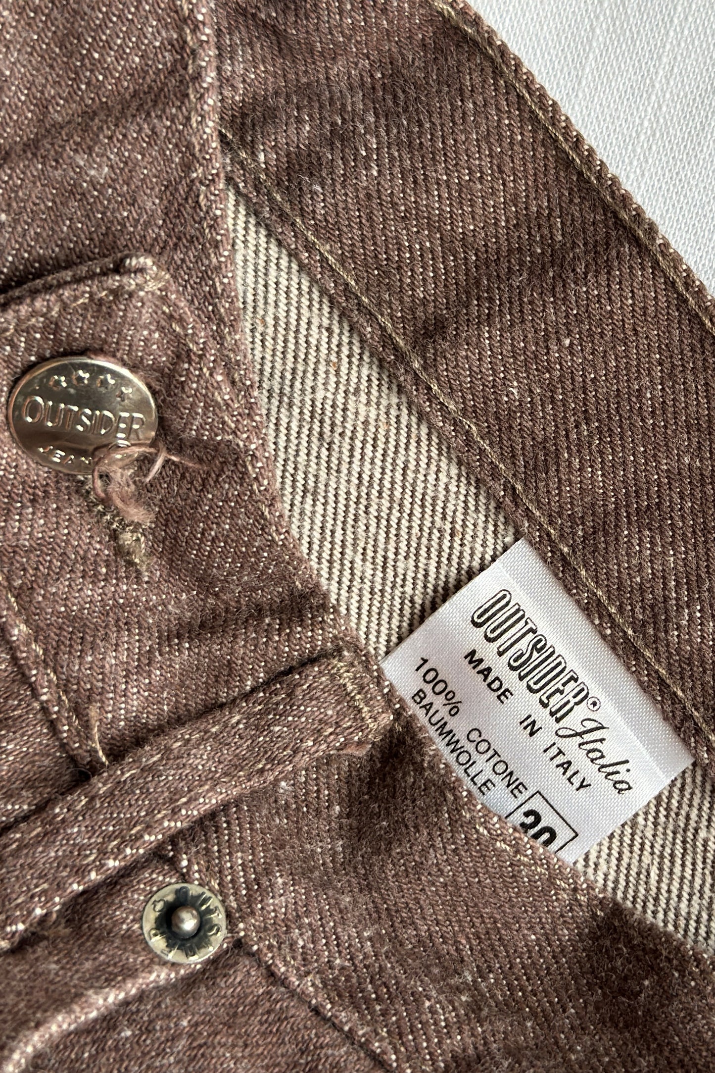 ITALIAN VINTAGE STRAIGHT LEG JEANS