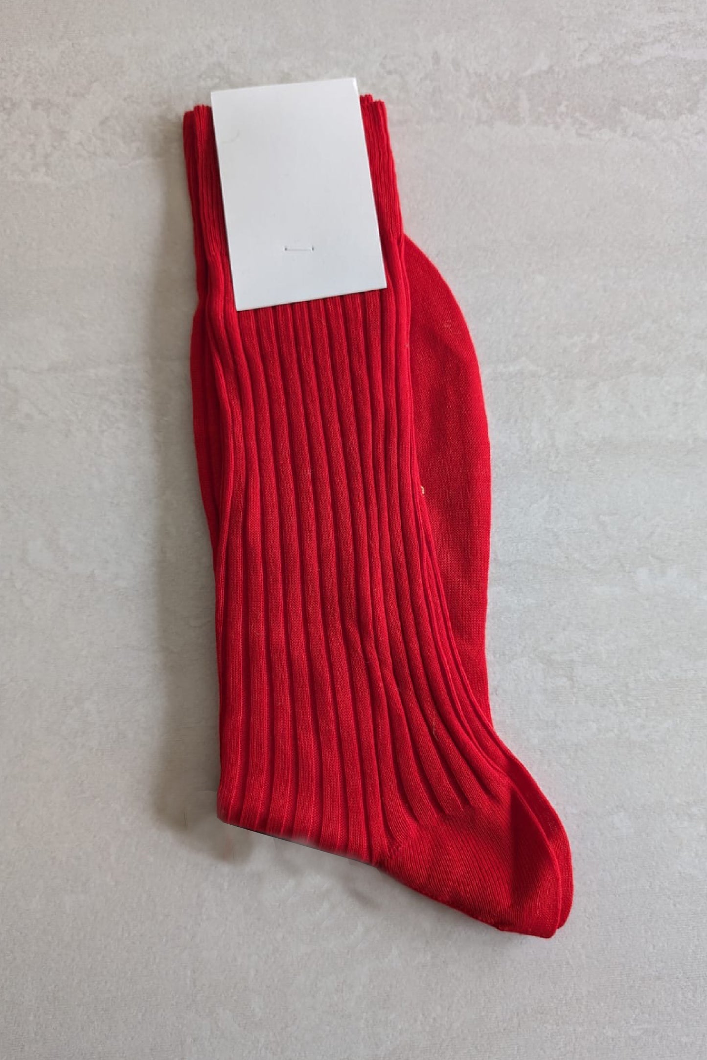 K&C MADE IN ENGLAND SCARLET SOCKS