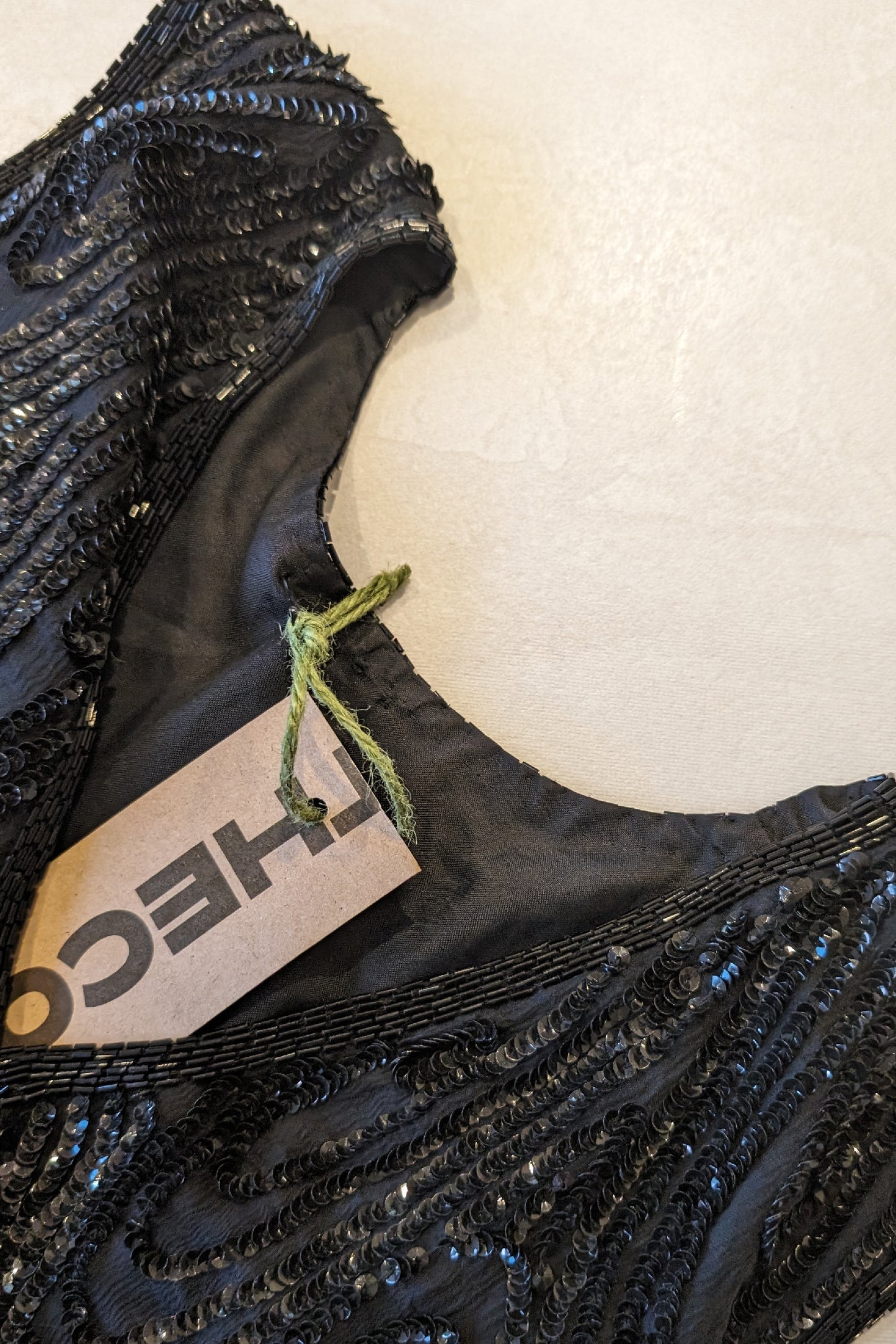 VINTAGE SEQUIN WAISTCOAT