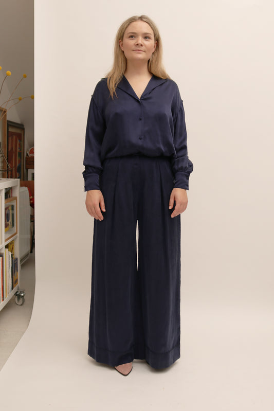 RENT: STEVENTAI SILK PYJAMAS-STYLE CO-ORD — from £36.75 per week