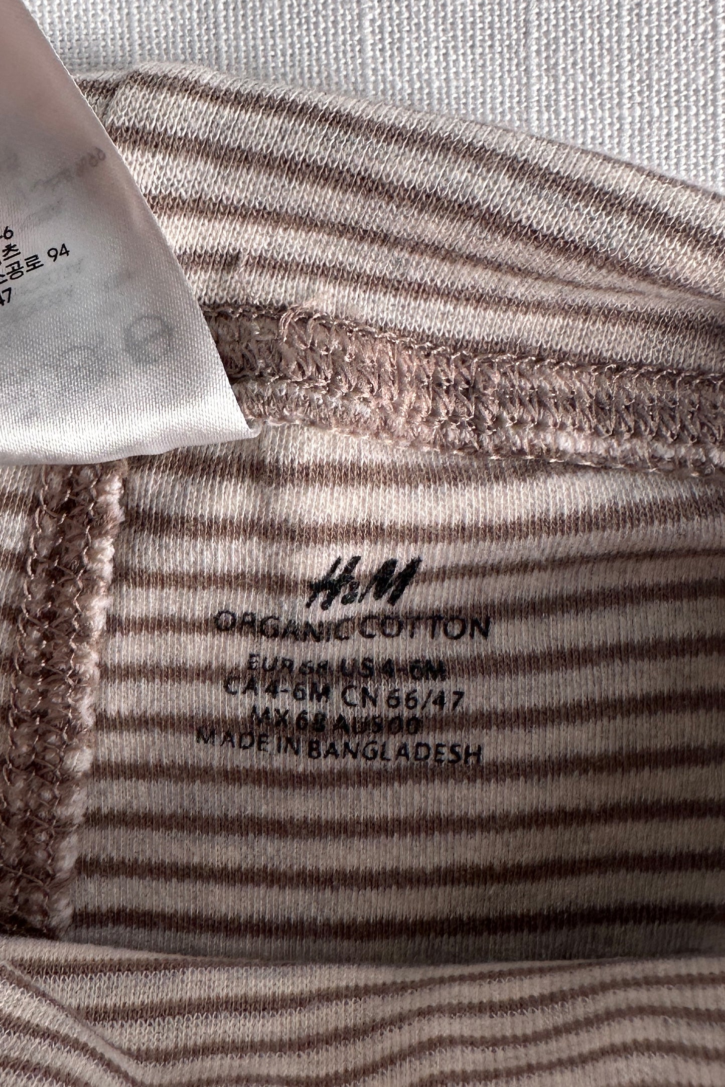 MINI: 2-PIECE STRIPED COTTON BABY SET