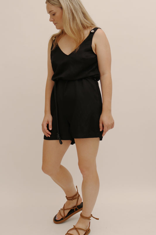 OTHER STORIES LINEN PLAYSUIT