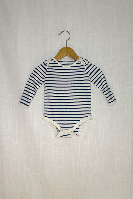 MINI: LONGSLEEVE STRIPED BODYSUIT