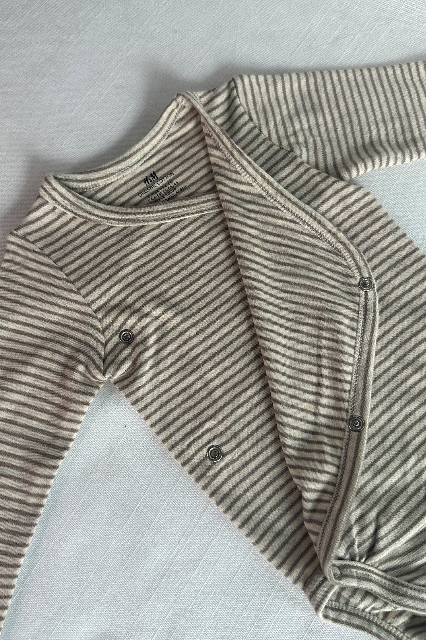 MINI: 2-PIECE STRIPED COTTON BABY SET
