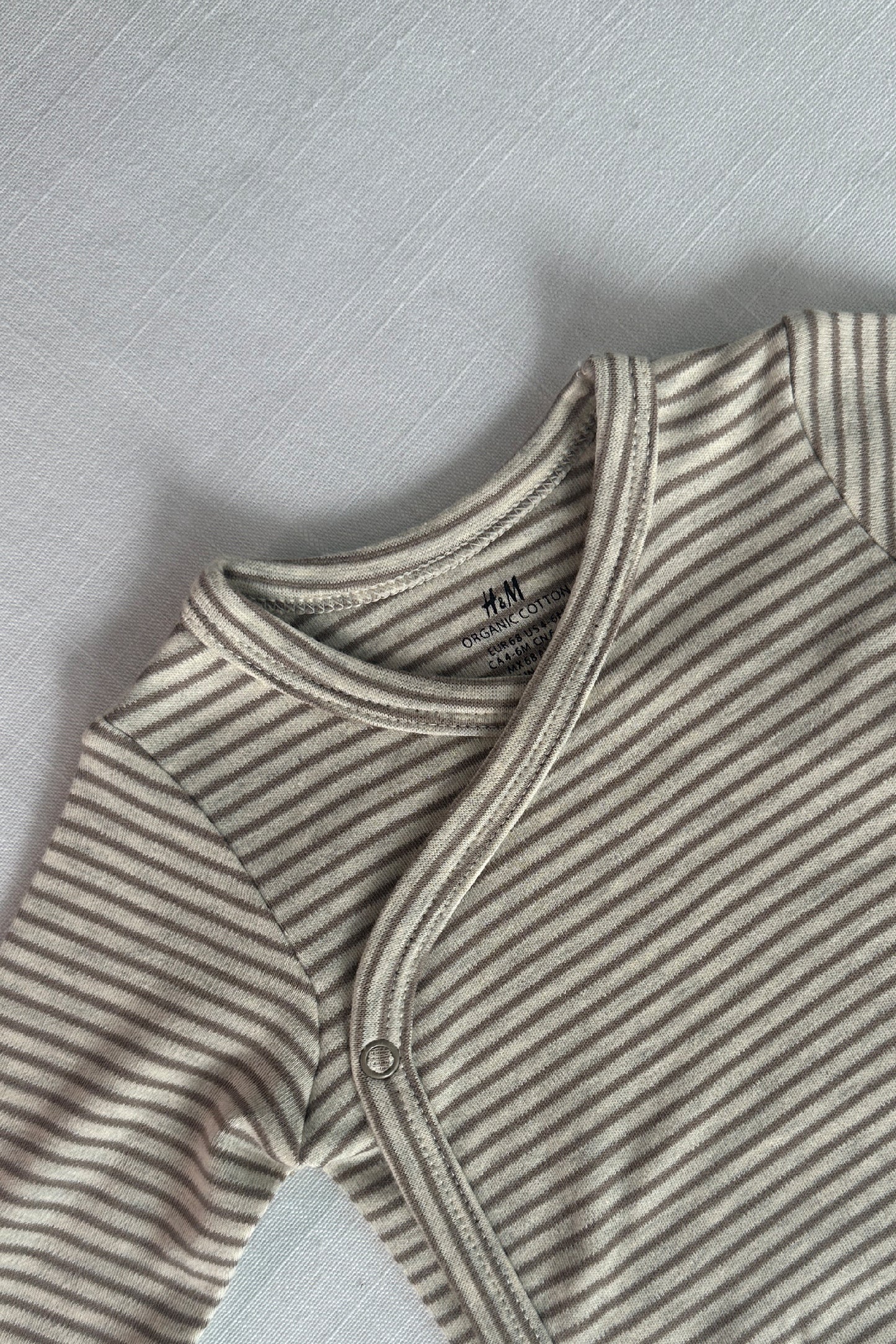 MINI: 2-PIECE STRIPED COTTON BABY SET