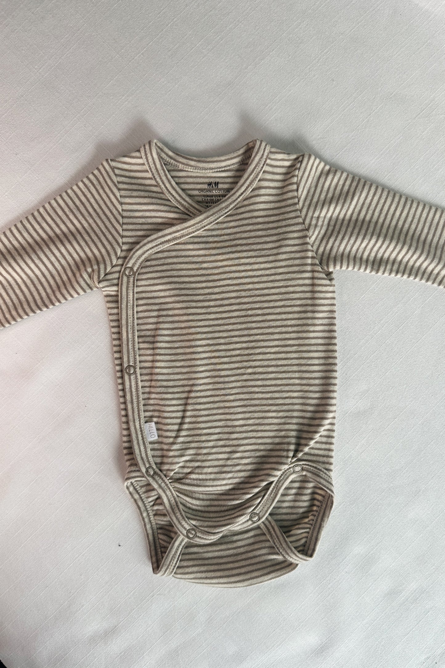 MINI: 2-PIECE STRIPED COTTON BABY SET