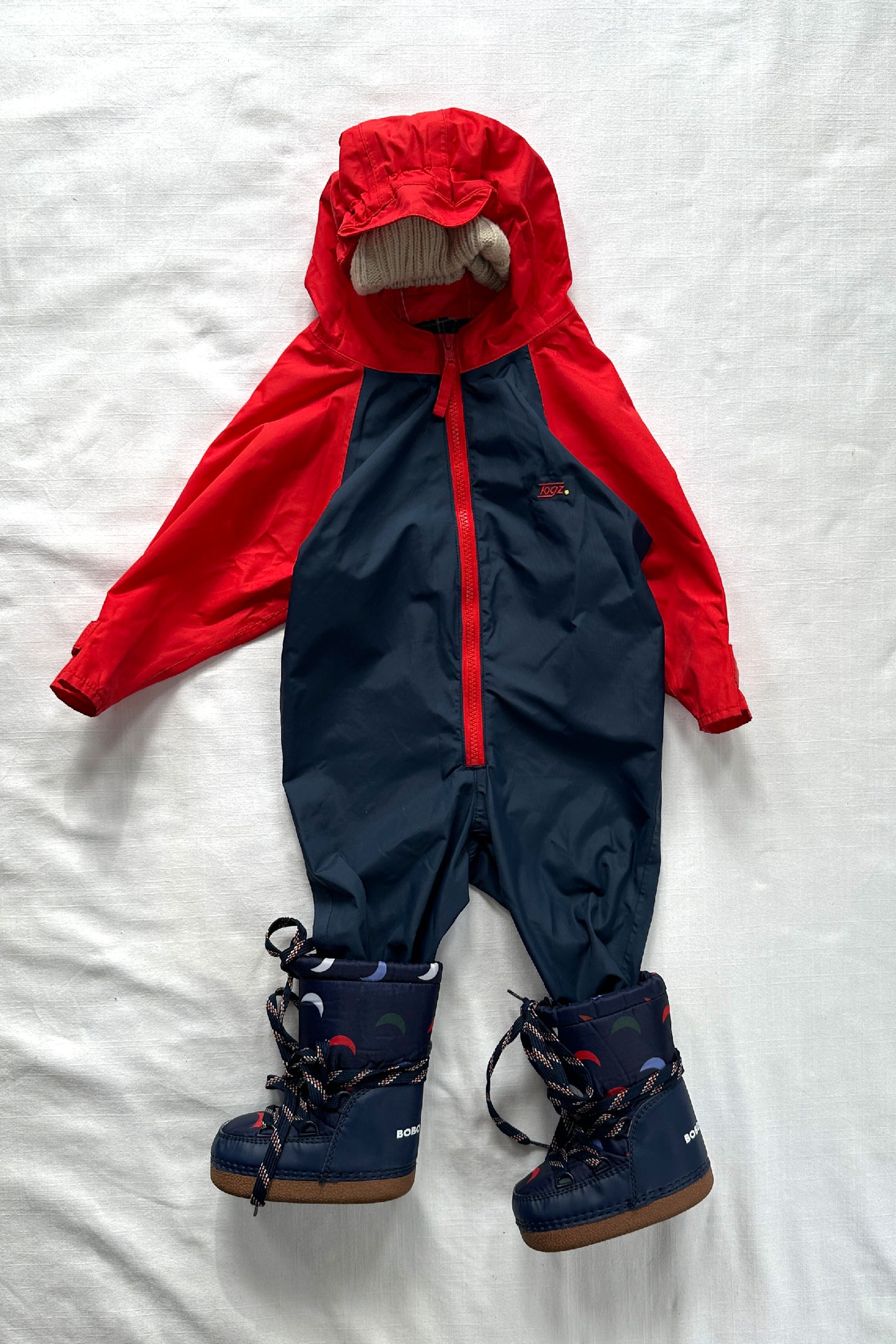 MINI: BOBO CHOSES MOON PRINT SNOW BOOTS