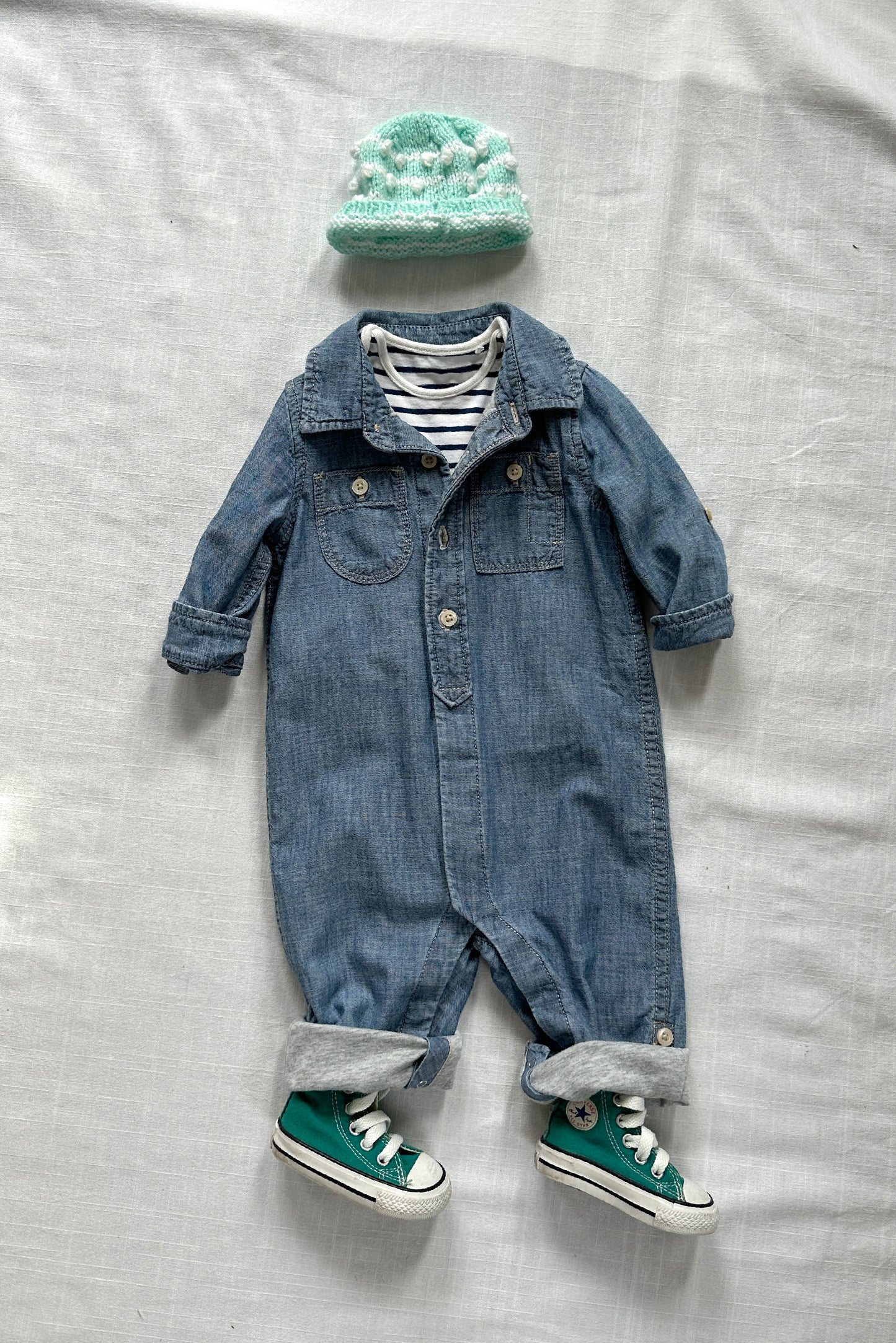 MINI: LONGSLEEVE STRIPED BODYSUIT
