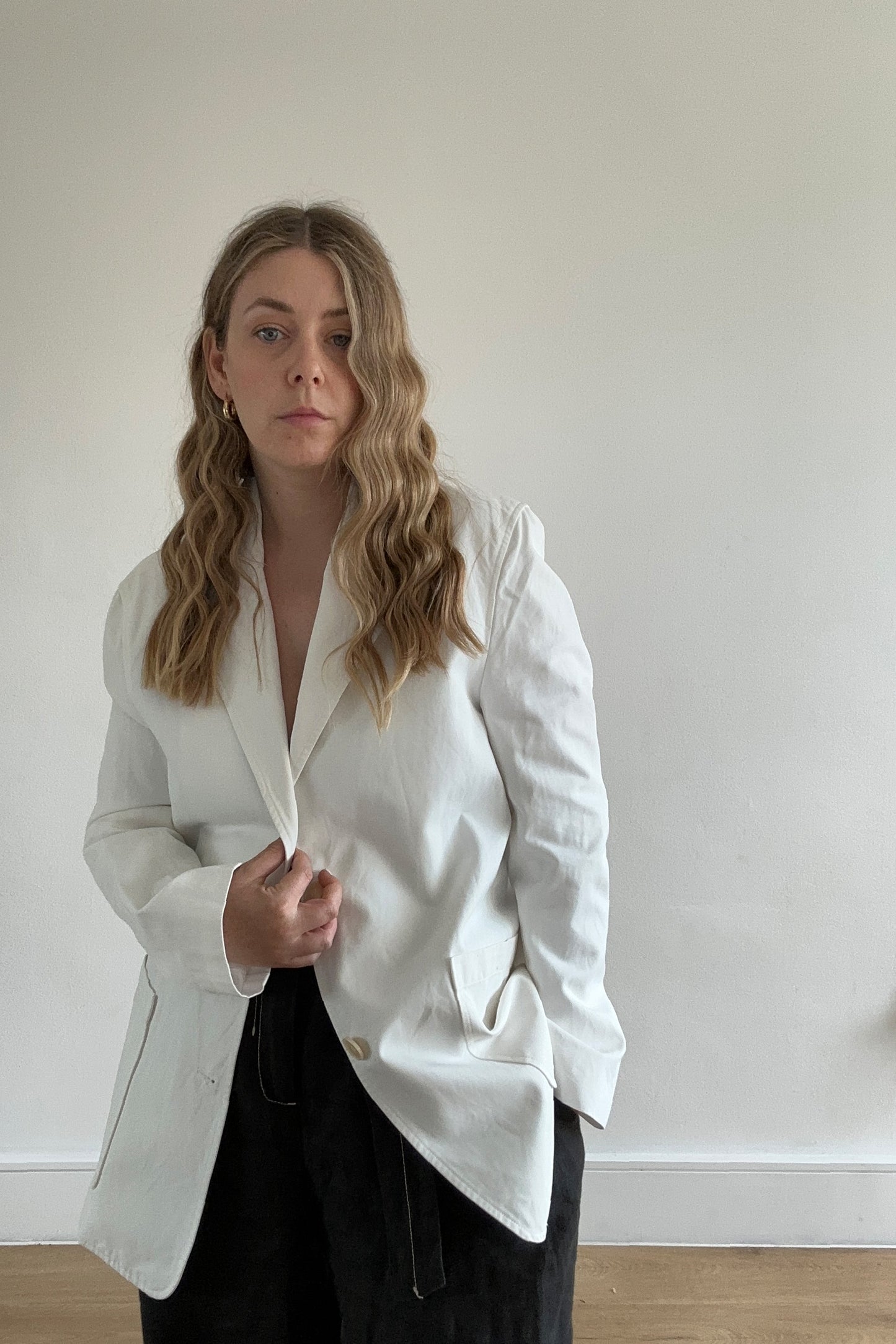 COLD LAUNDRY TWILL BLAZER
