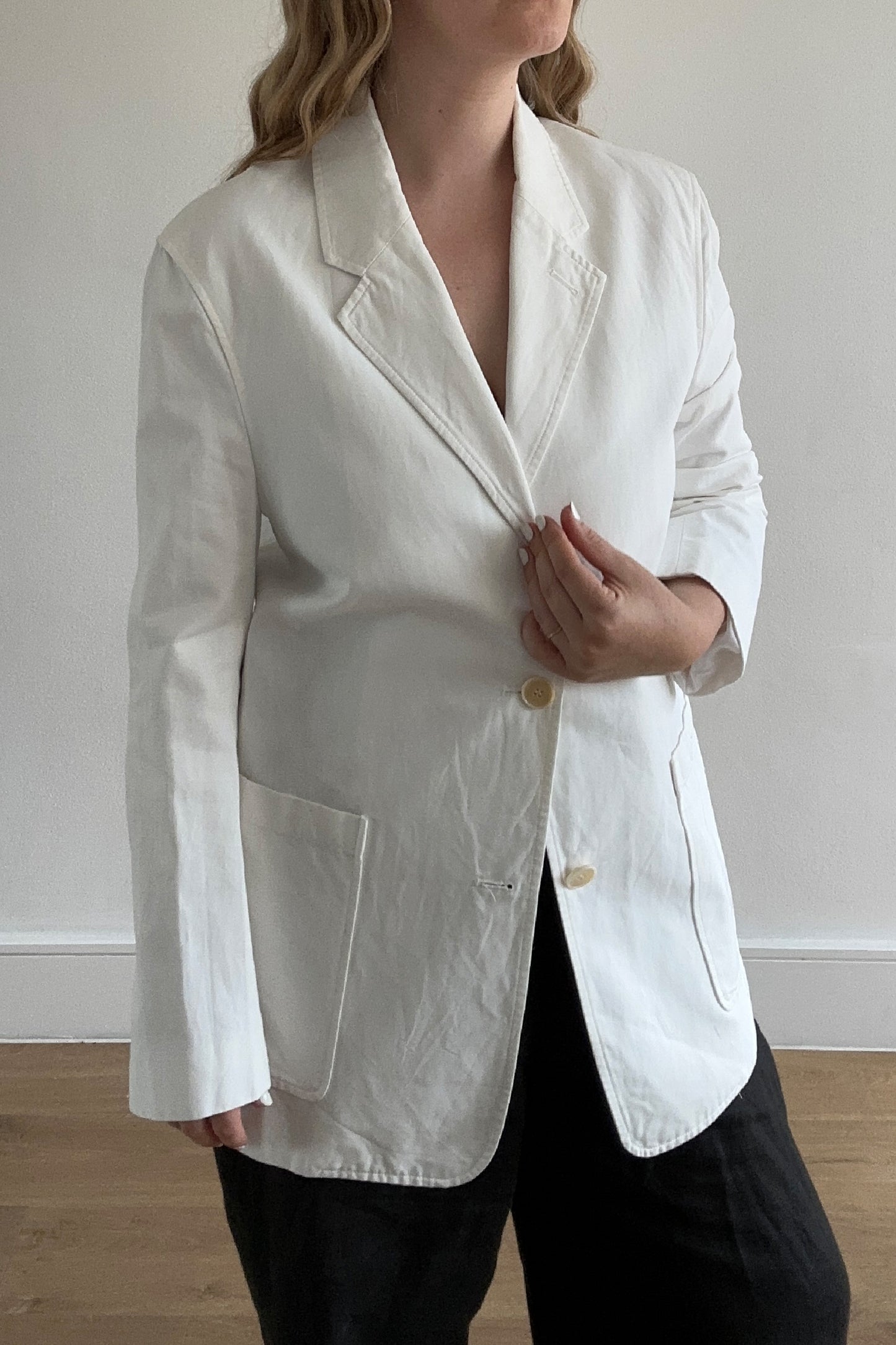 COLD LAUNDRY TWILL BLAZER